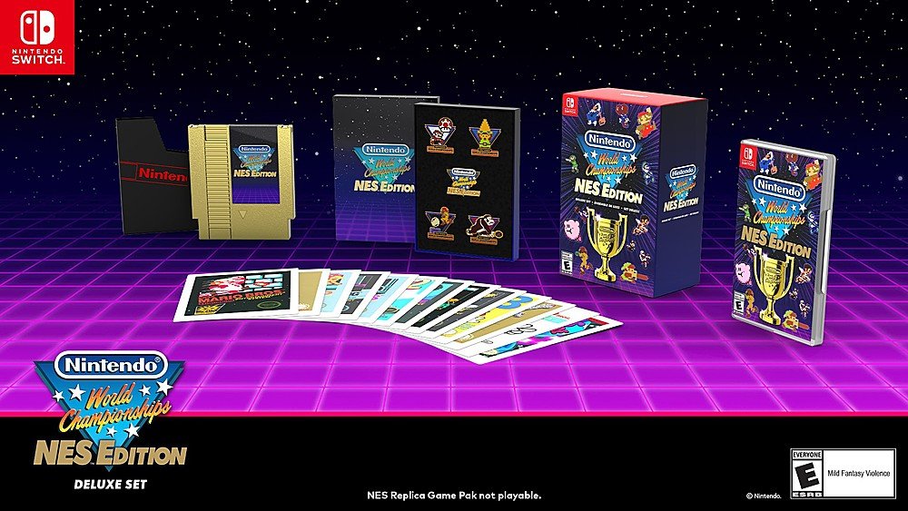 Nintendo World Championships: NES Edition (Deluxe Set) - (NSW) Nintendo Switch Video Games Nintendo   