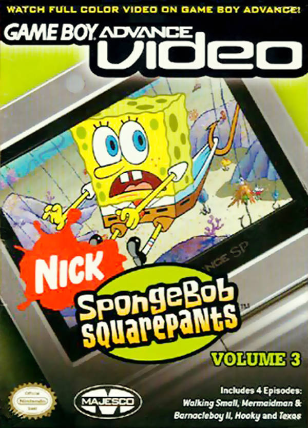 Game Boy Advance Video: SpongeBob SquarePants - Volume 3 - (GBA) Game Boy Advance [Pre-Owned] Video Games Majesco