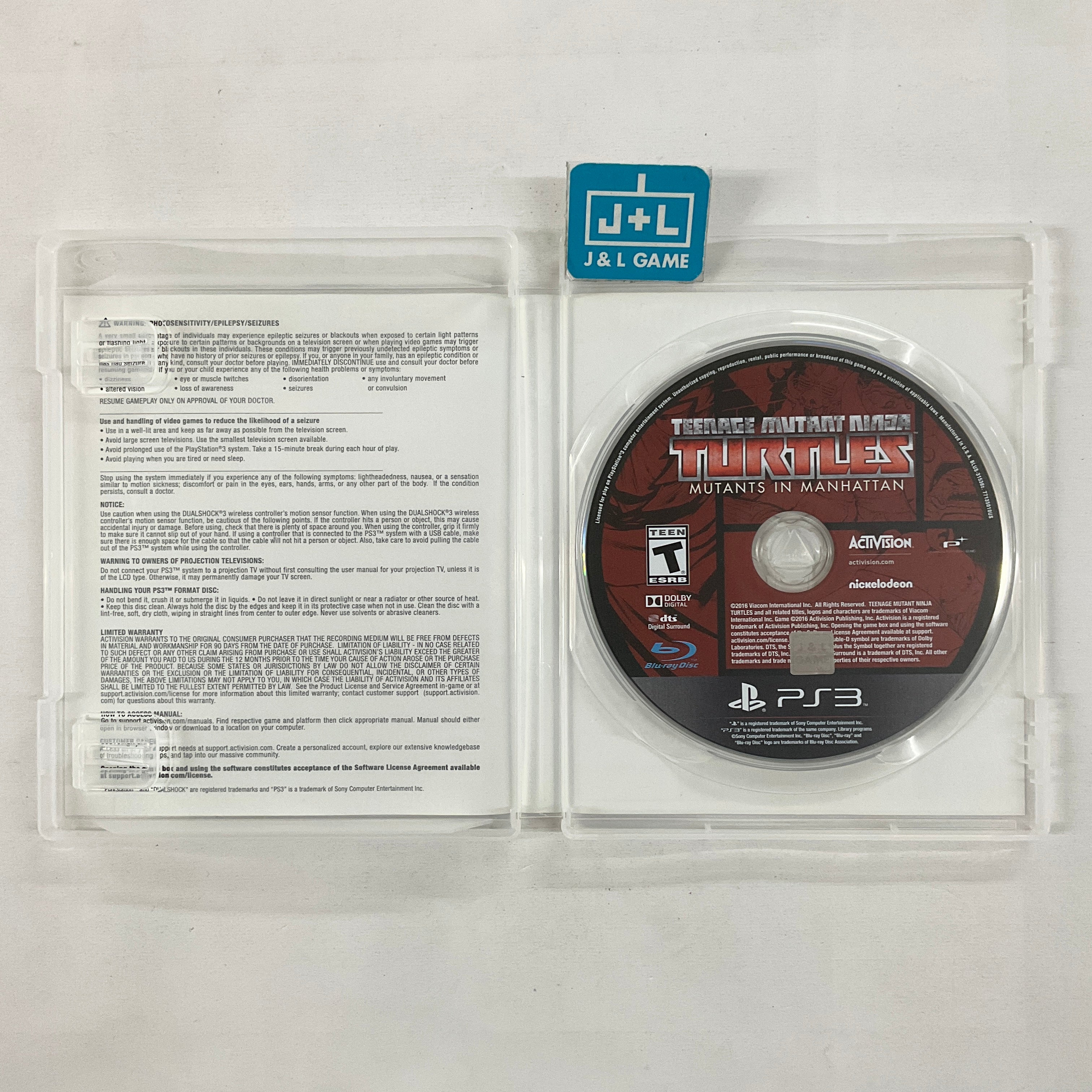 Teenage Mutant Ninja Turtles: Mutants in Manhattan - (PS3) PlayStation 3 [Pre-Owned] Video Games Activision   