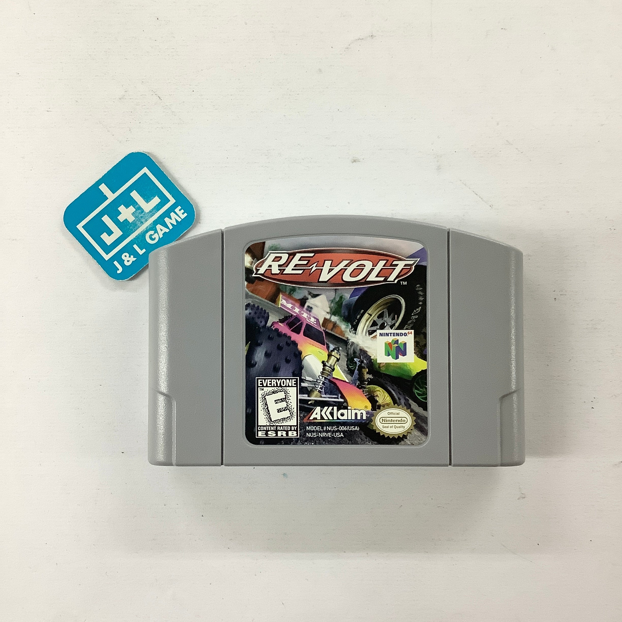 Newest Re-Volt N64 Revolt CIB complete w poster & reg registration