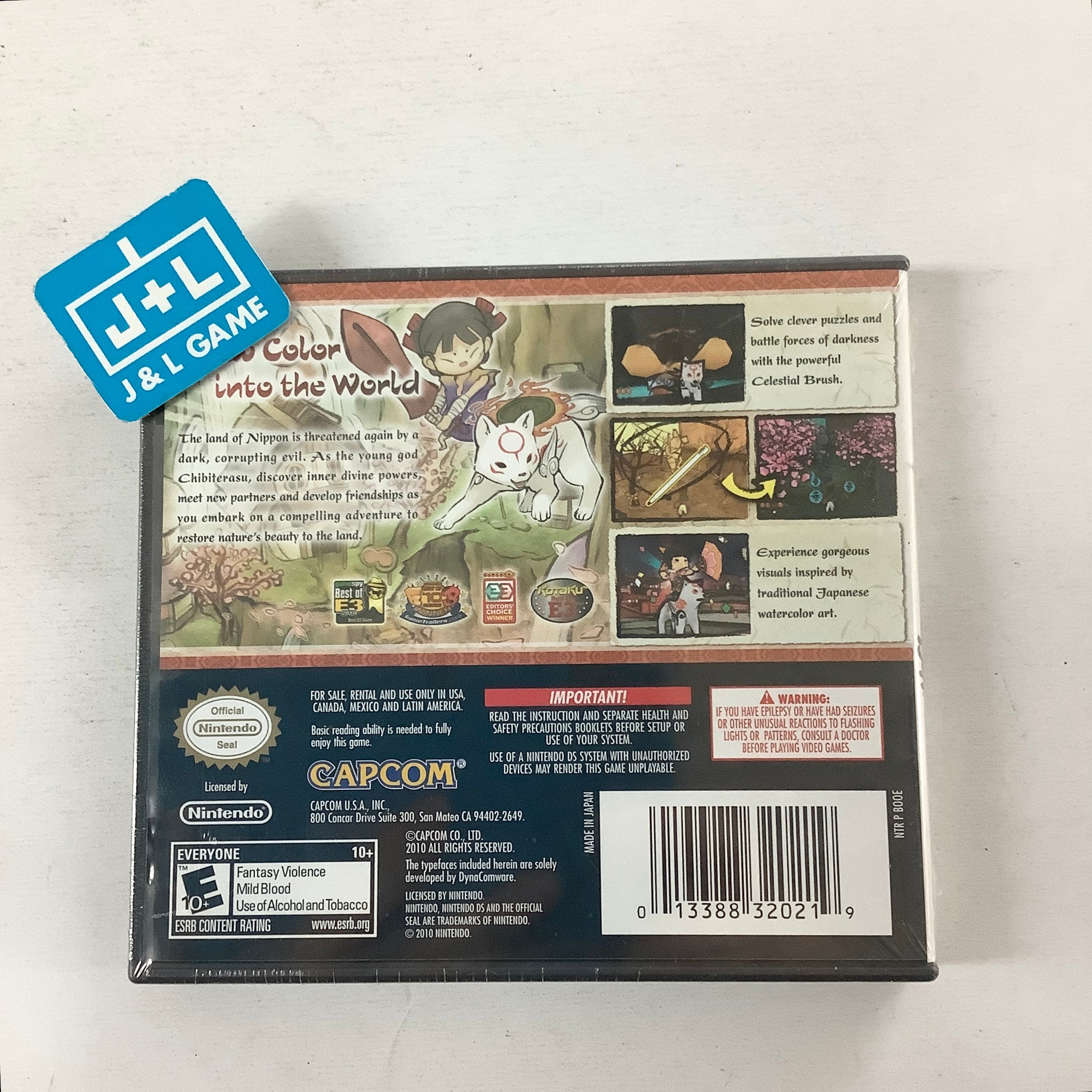 Okami Den for Nintendo high quality DS NEW