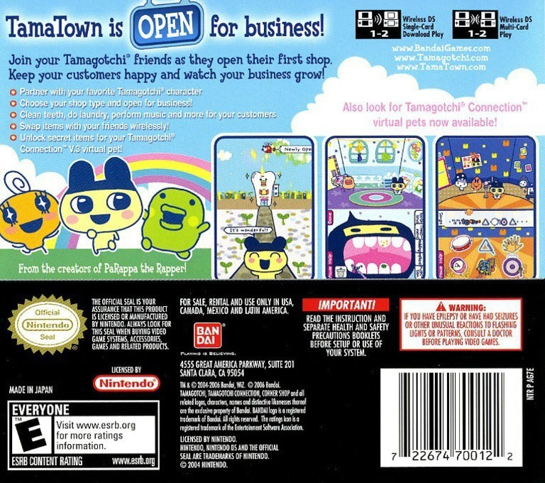 Tamagotchi Connection: Corner Shop - (NDS) Nintendo DS [Pre-Owned] Video Games BANDAI NAMCO Entertainment   