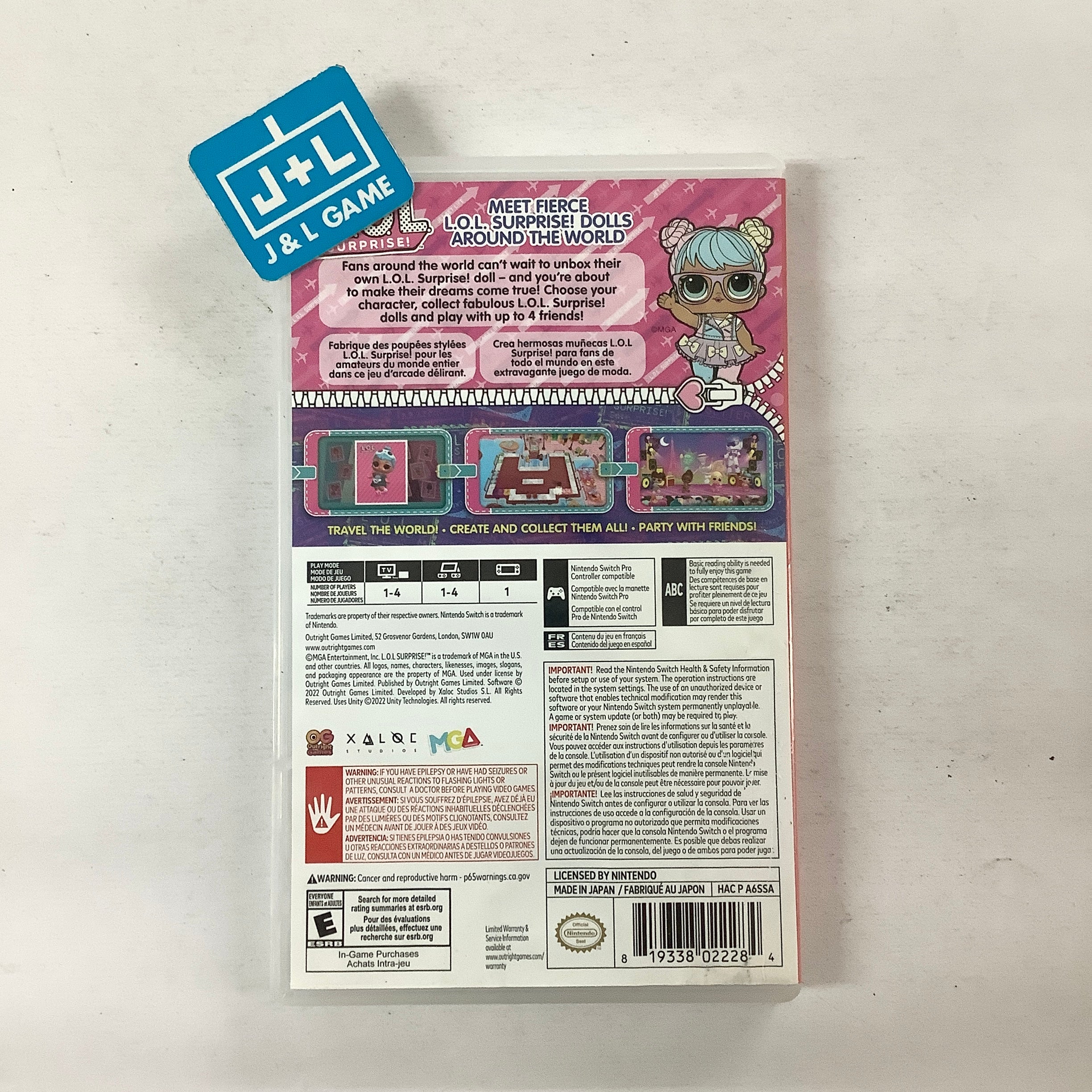 L.O.L. Surprise! B.B.s Born to Travel - (NSW) Nintendo Switch [Pre-Owned] Video Games Outright Games   