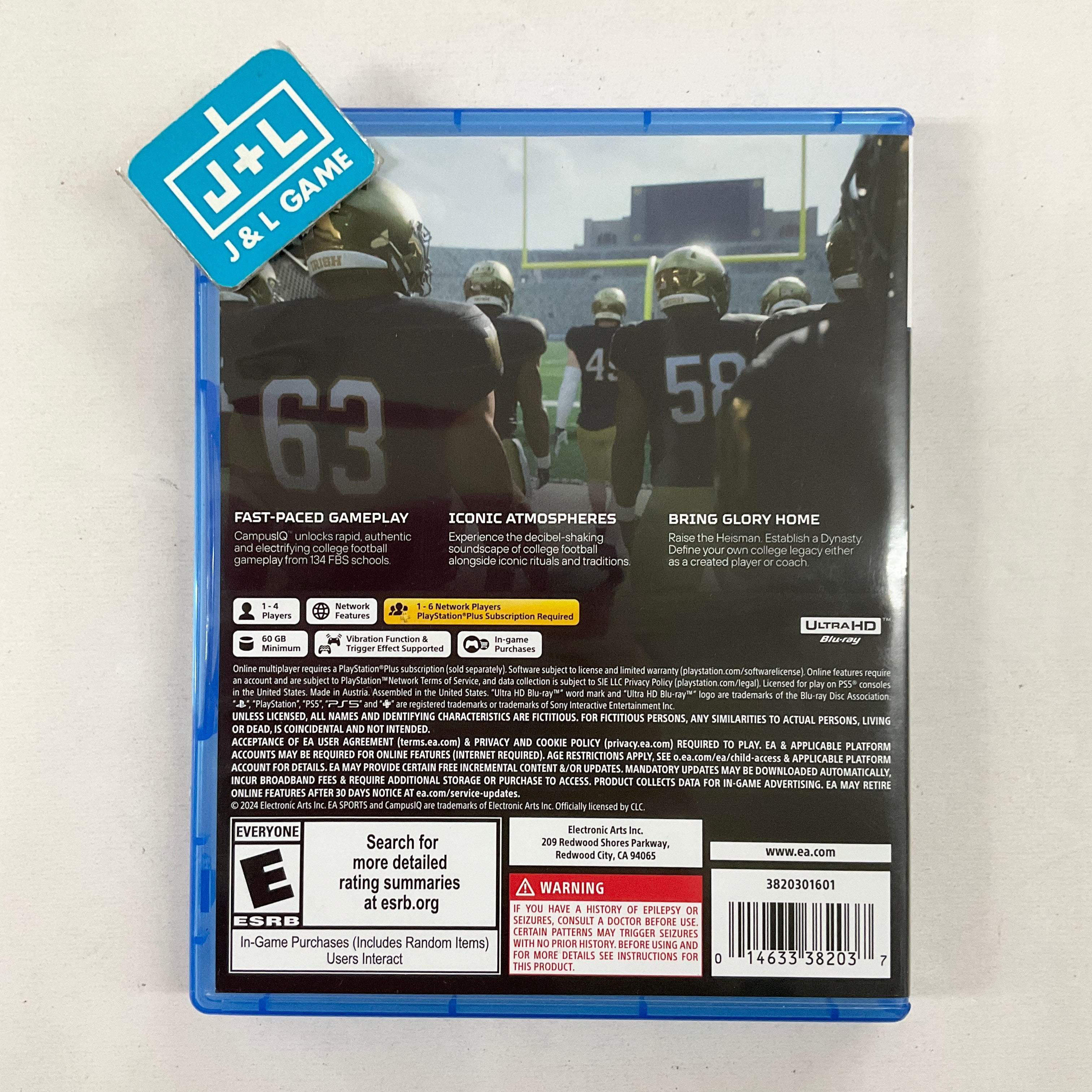 College Football 25 - (PS5) PlayStation 5 [Pre-Owned] Video Games Electronic Arts