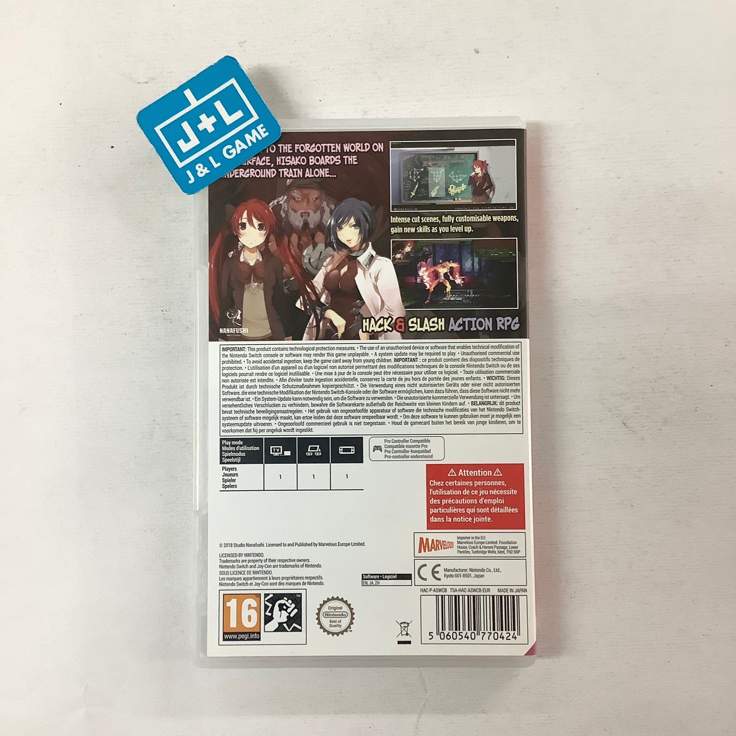 Dead or School - (NSW) Nintendo Switch [Pre-Owned] (European Import) Video Games Marvelous Europe   