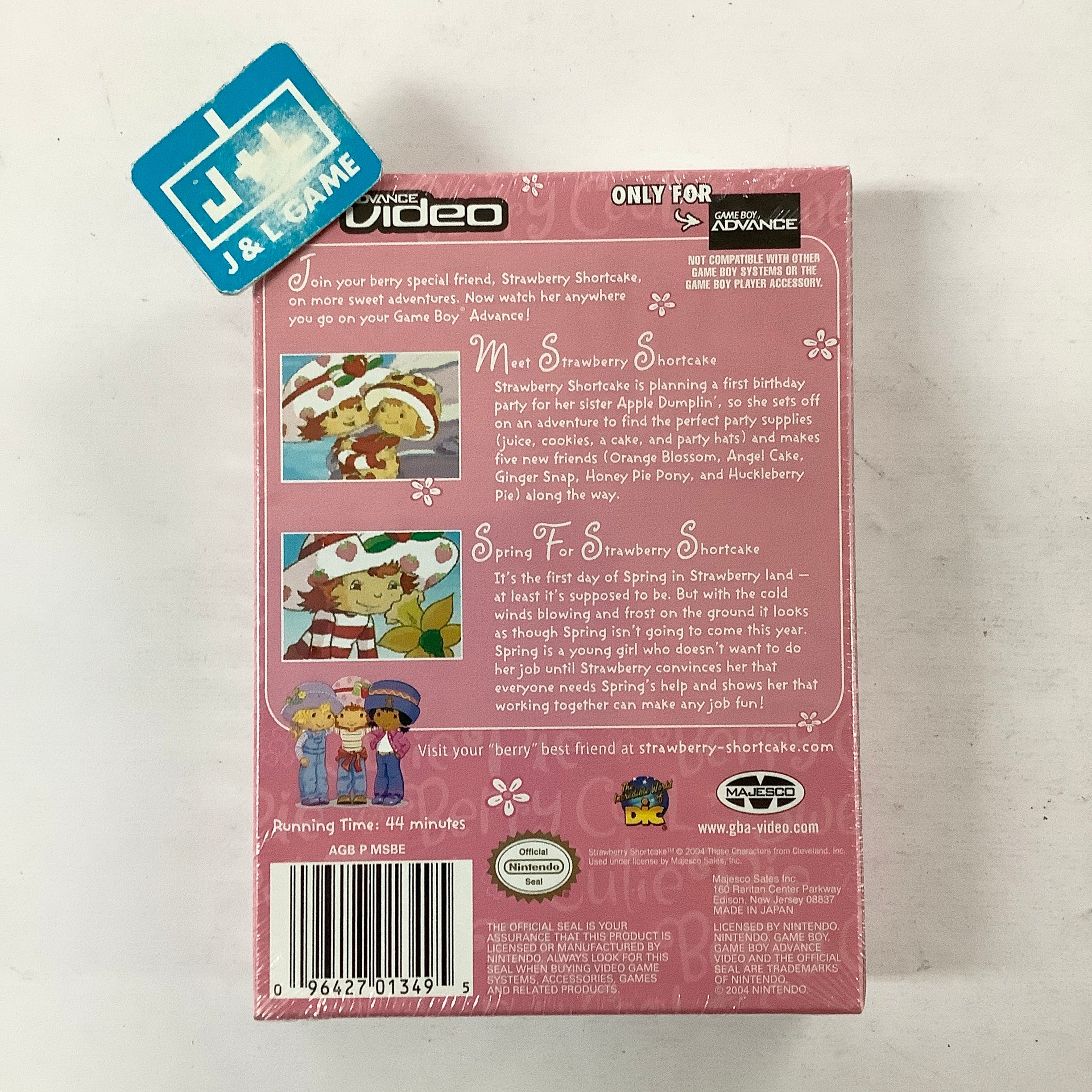 Game Boy Advance Video: Strawberry Shortcake - Volume 1 - (GBA) Game Boy Advance Video Games Majesco   