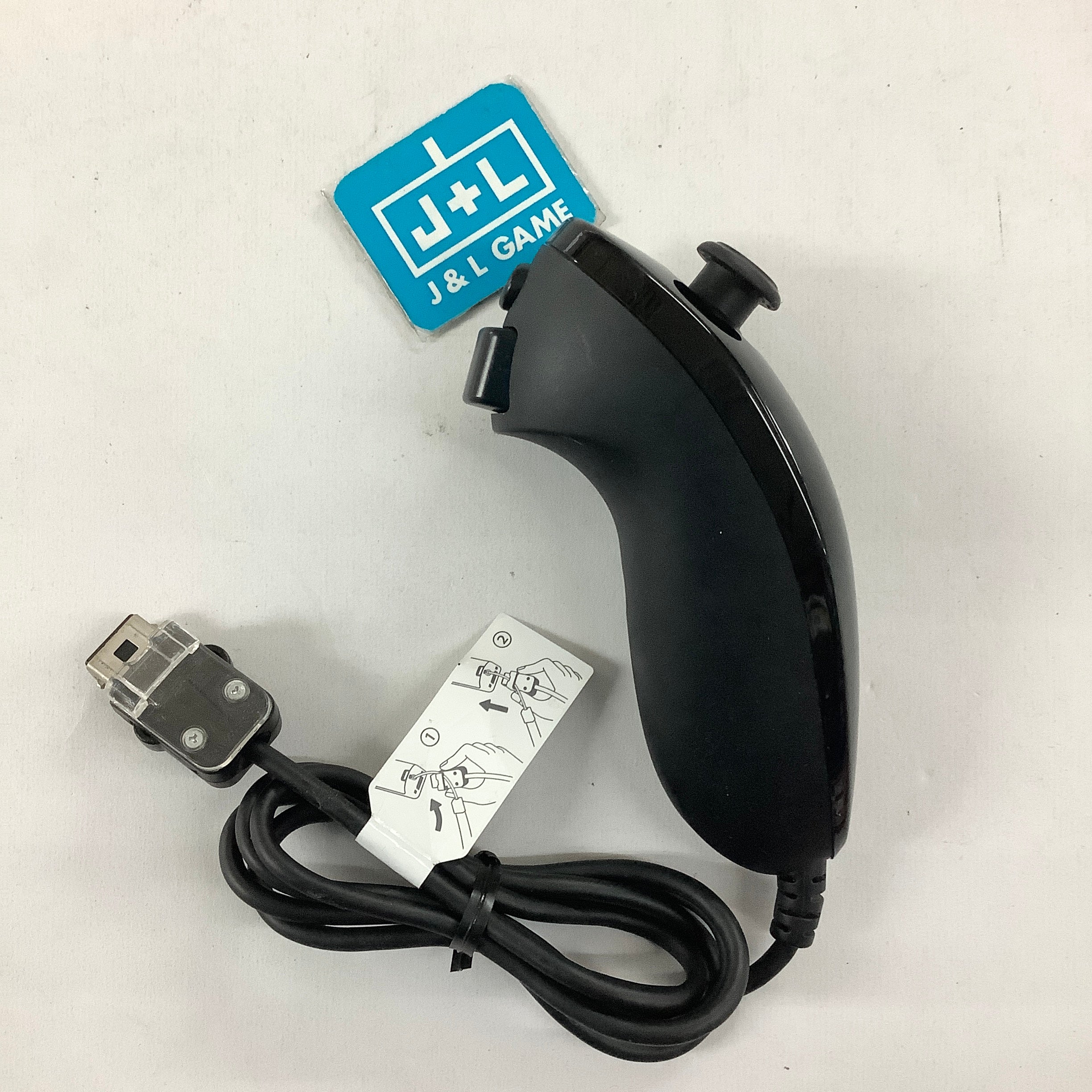 Nintendo Wii U Nunchuk Controller (Black) - Nintendo Wii U [Pre-Owned] Accessories Nintendo