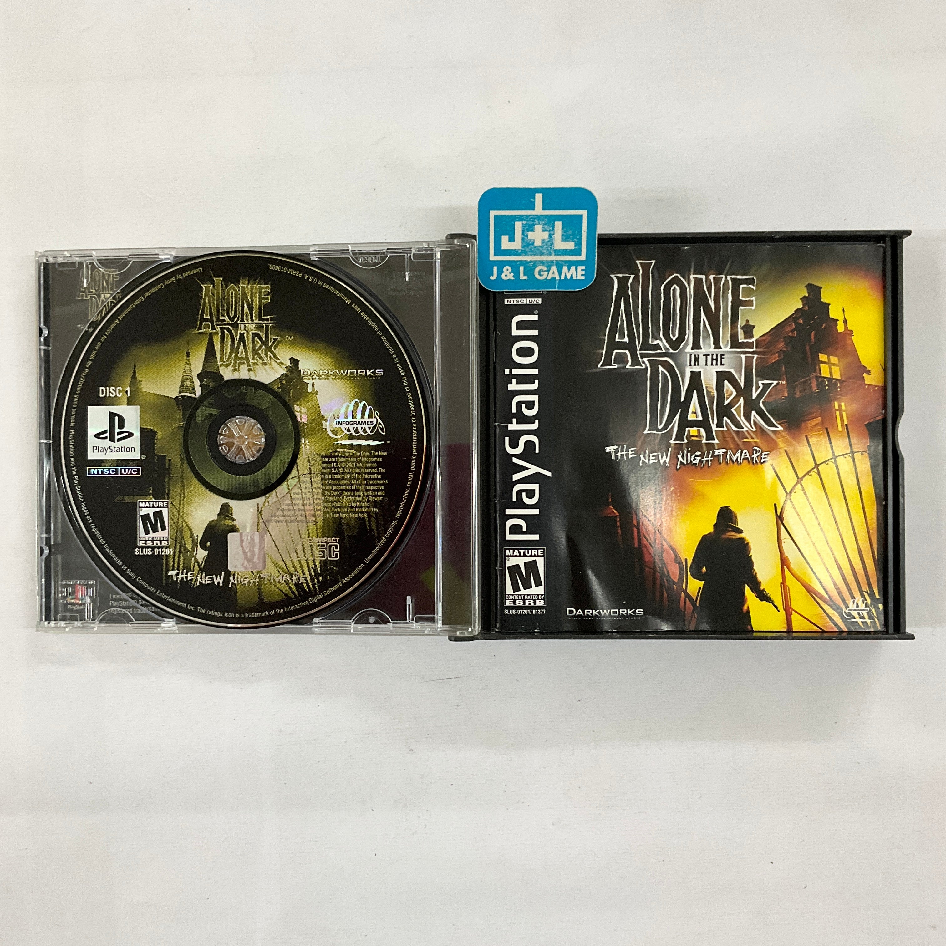 Alone in the Dark: The New Nightmare - (PS1) PlayStation 1 [Pre-Owned] Video Games Infogrames   