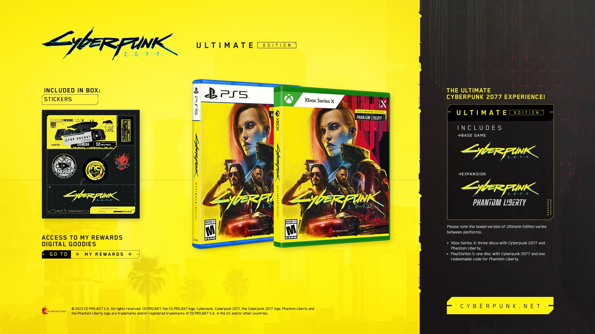 Cyberpunk 2077: Ultimate Edition - (XSX) Xbox Series X [Pre-Owned] Video Games CD Projekt   