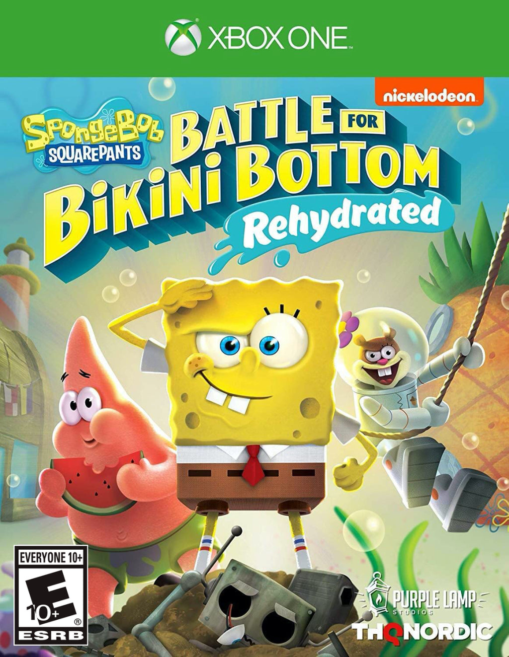 Spongebob Squarepants: Battle for Bikini Bottom - Rehydrated - (XB1) Xbox One [Pre-Owned] Video Games THQ Nordic   