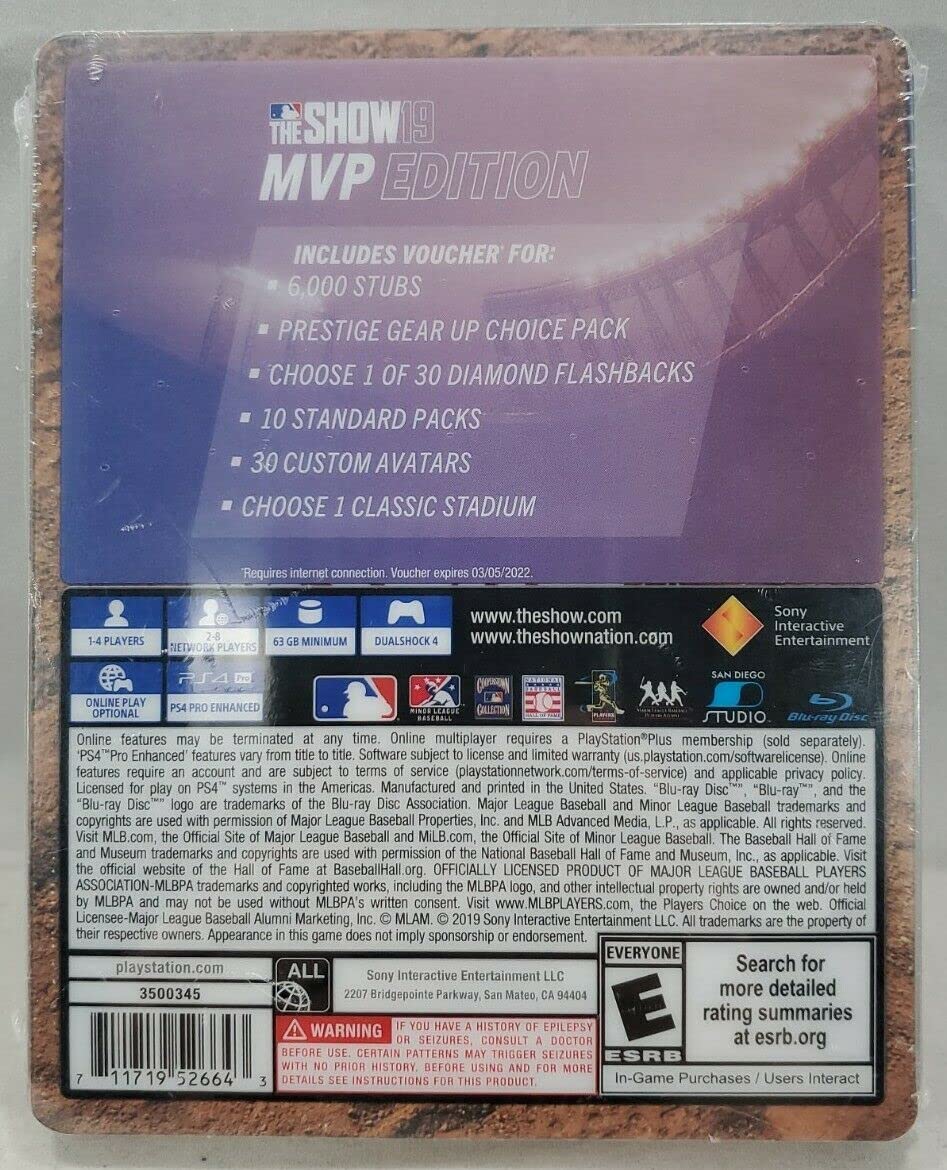 MLB The Show 19 (MVP Edition)- (PS4) PlayStation 4 [Pre-Owned] Video Games PlayStation