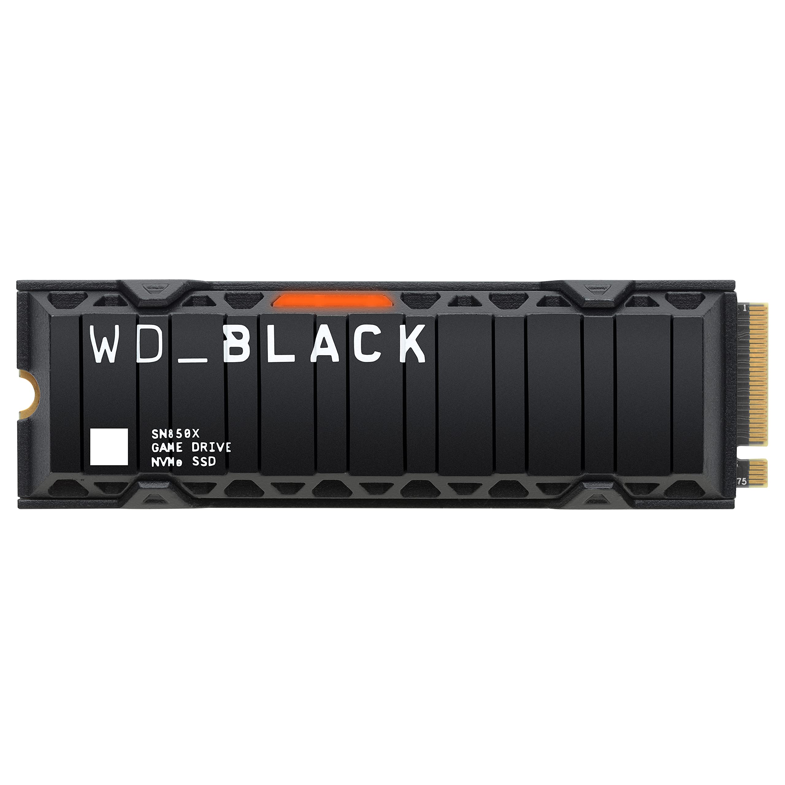 WD_BLACK 1TB SN850X NVMe SSD Solid State Drive with Heatsink Up to 7,300 MB/s - WDS100T2XHE-00BCA0 - (PS5) PlayStation 5 ACCESSORIES WD_BLACK