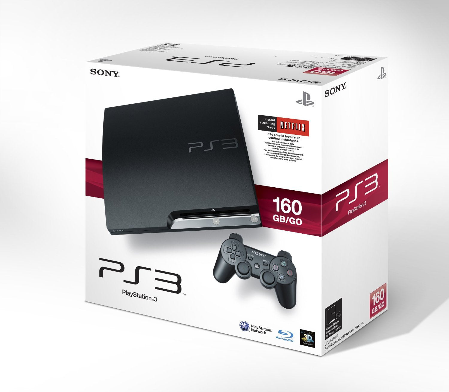 Sony PlayStation 3 deals Slim Console in Black 160 GB