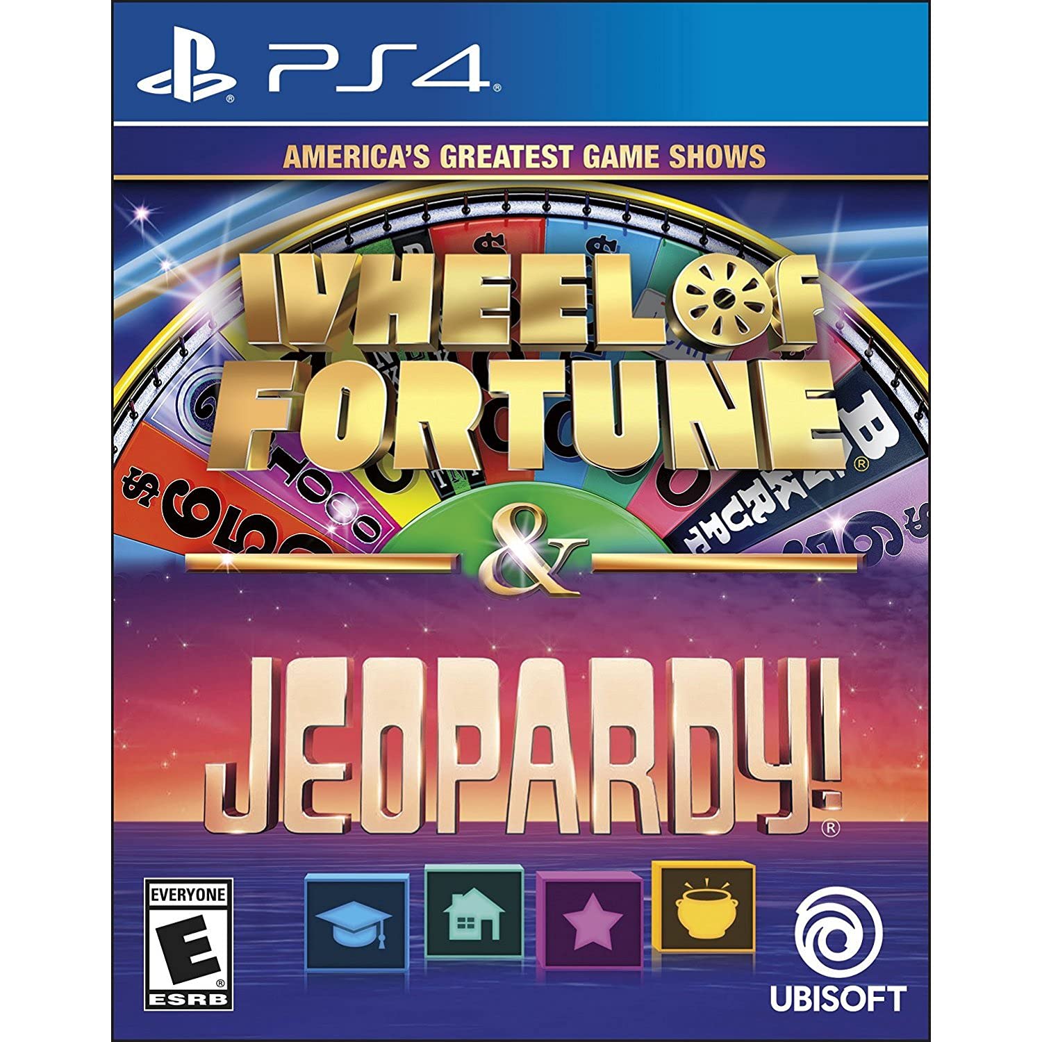 America's Greatest Game Shows: Wheel of Fortune & Jeopardy - (PS4) PlayStation 4 [Pre-Owned] Video Games Ubisoft   