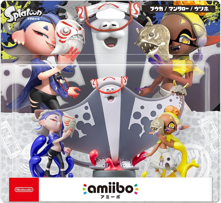 Deep Cut 3-Pack (Shiver, Frye, & Big Man) (Splatoon Series) - (NSW) Nintendo Switch Amiibo (Japanese Import) Amiibo Nintendo   