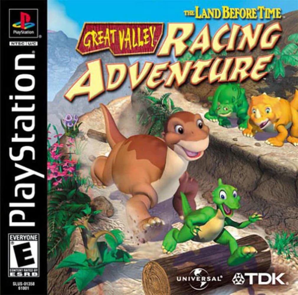 The Land Before Time: Great Valley Racing Adventure - (PS1) Playstation 1 Video Games TDK   