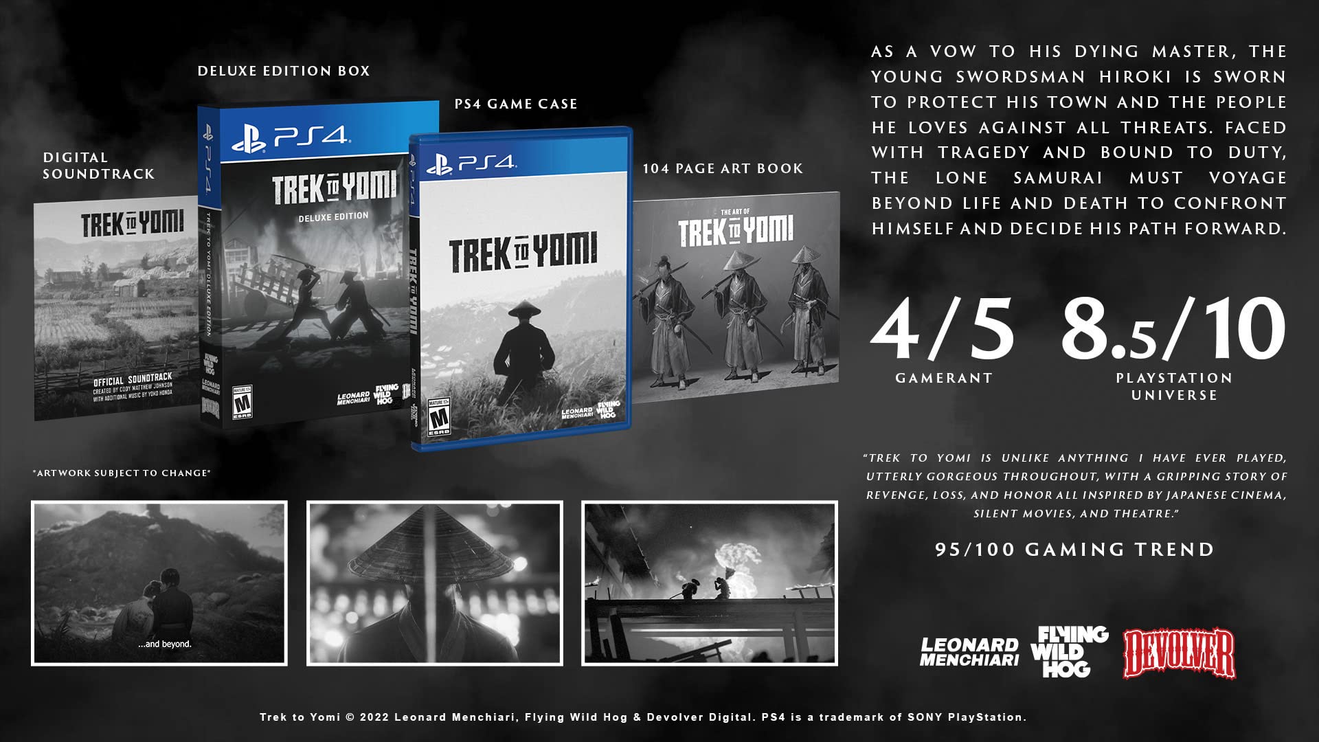 Trek to Yomi Deluxe Edition - (PS4) Playstation 4 [Pre-Owned] Video Games Devolver Digital   