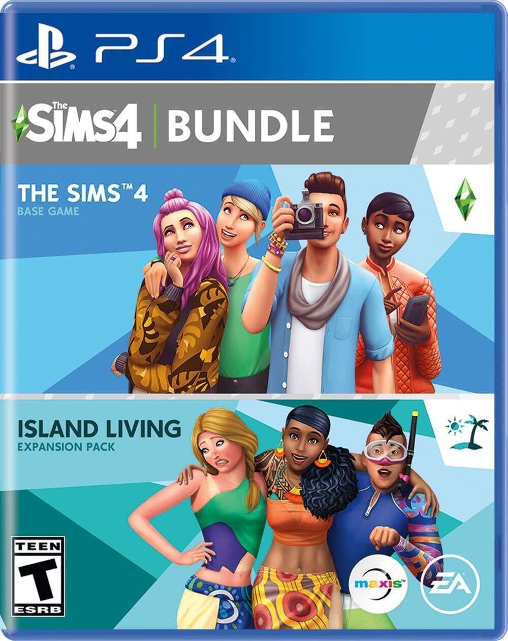 The Sims 4 Plus Island Living Bundle - (PS4) PlayStation 4 [Pre-Owned] Video Games Electronic Arts