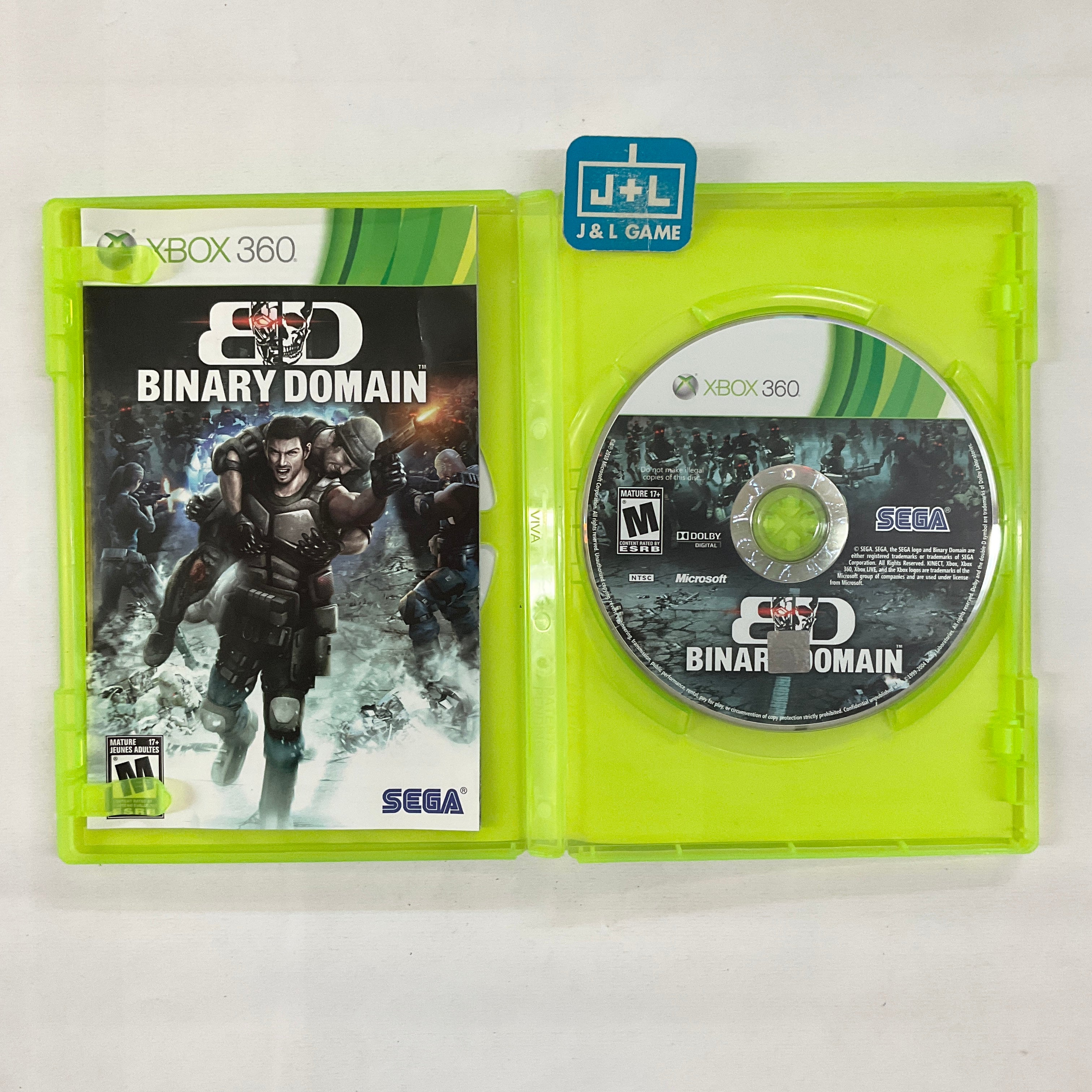 Binary Domain - Xbox 360 [Pre-Owned] Video Games Sega   