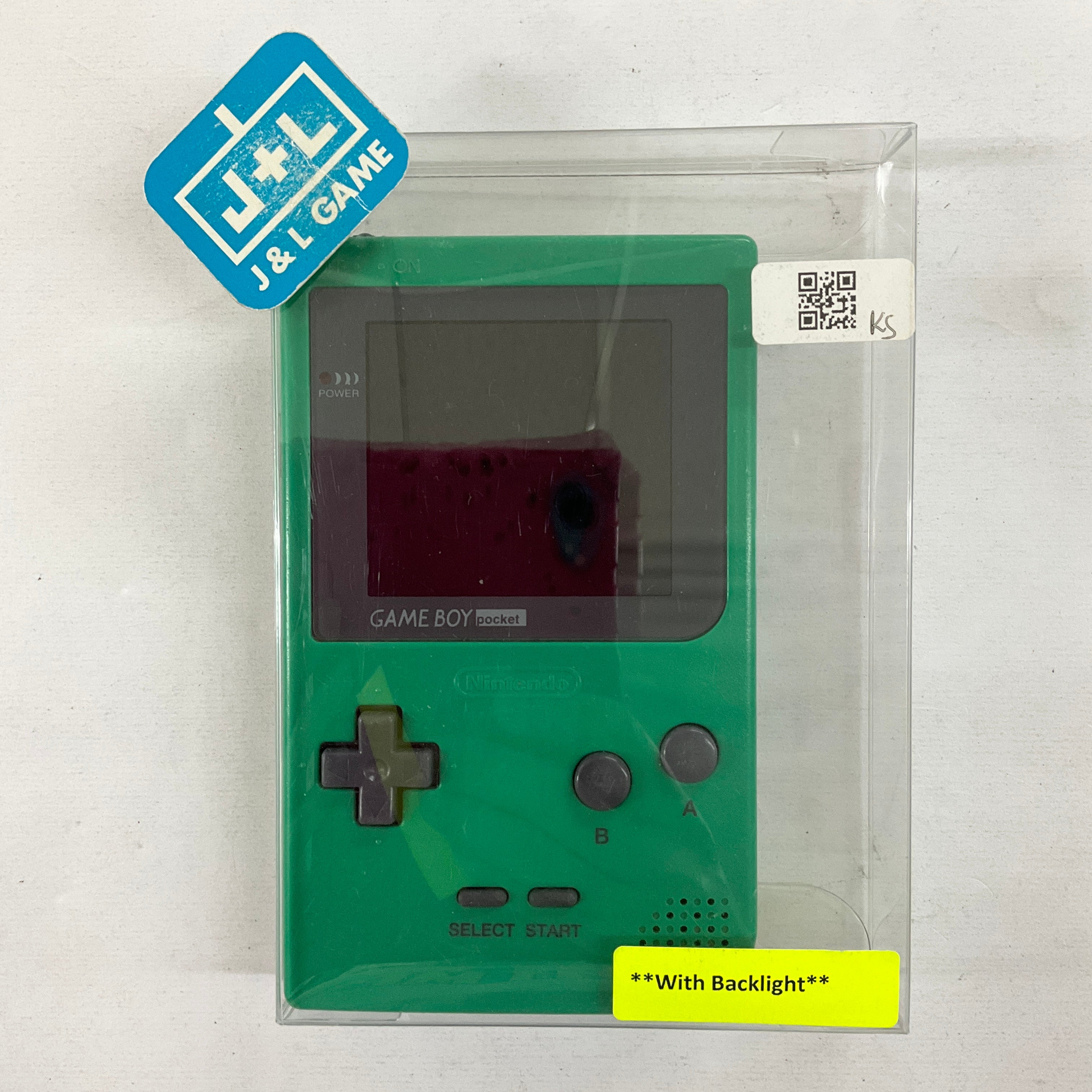 Nintendo Game Boy Pocket (Green with backlight) - (GBP) Game Boy Pocket [Pre-Owned] Consoles Nintendo   