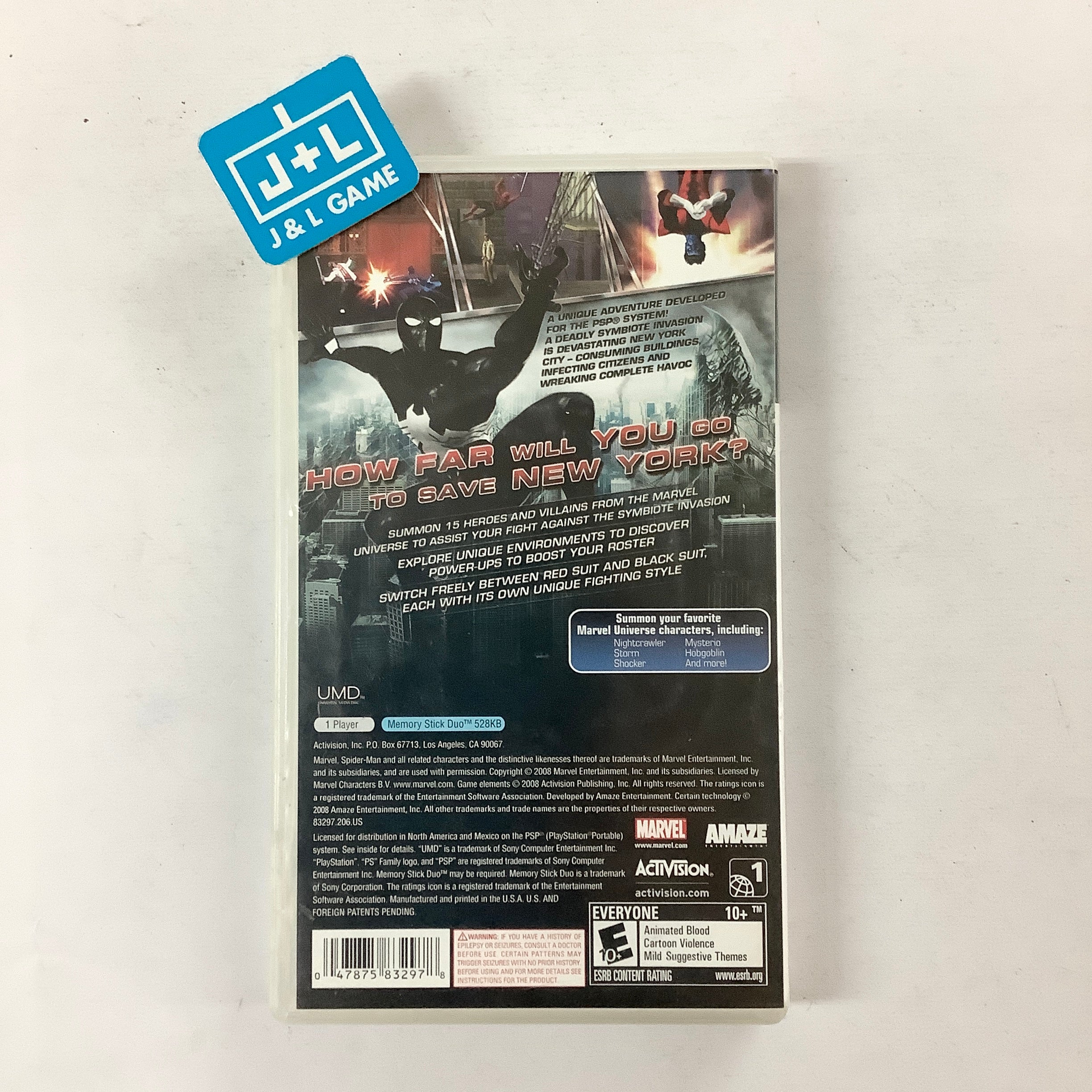 Spider-Man: Web of Shadows (Amazing Allies Edition) - Sony PSP [Pre-Owned] Video Games Activision   