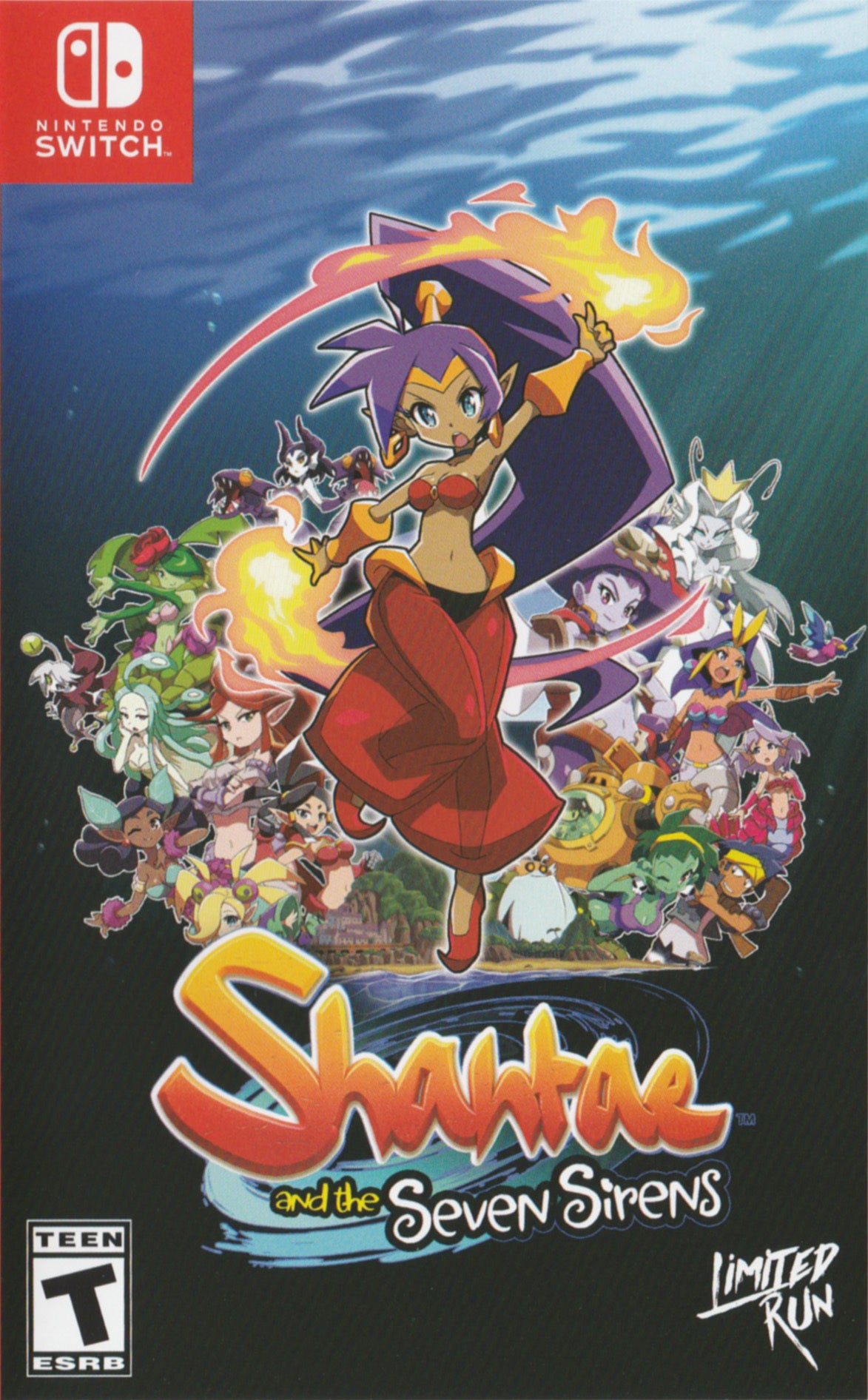 Shantae and the Seven Sirens (Limited Run #072) - (NSW) Nintendo Switch [Pre-Owned] Video Games Limited Run Games   