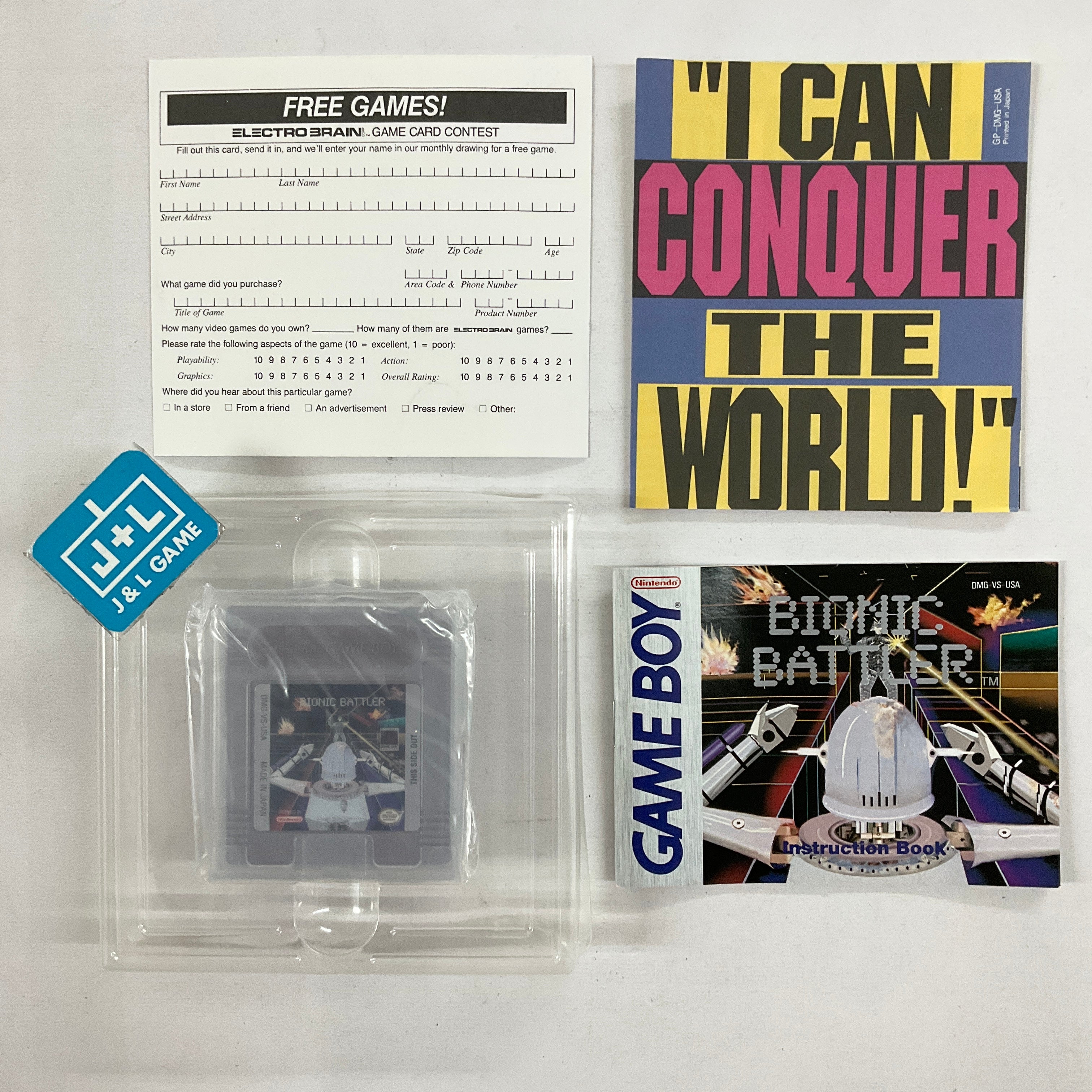 Bionic Battler - (GB) Game Boy [Pre-Owned] Video Games Electro Brain