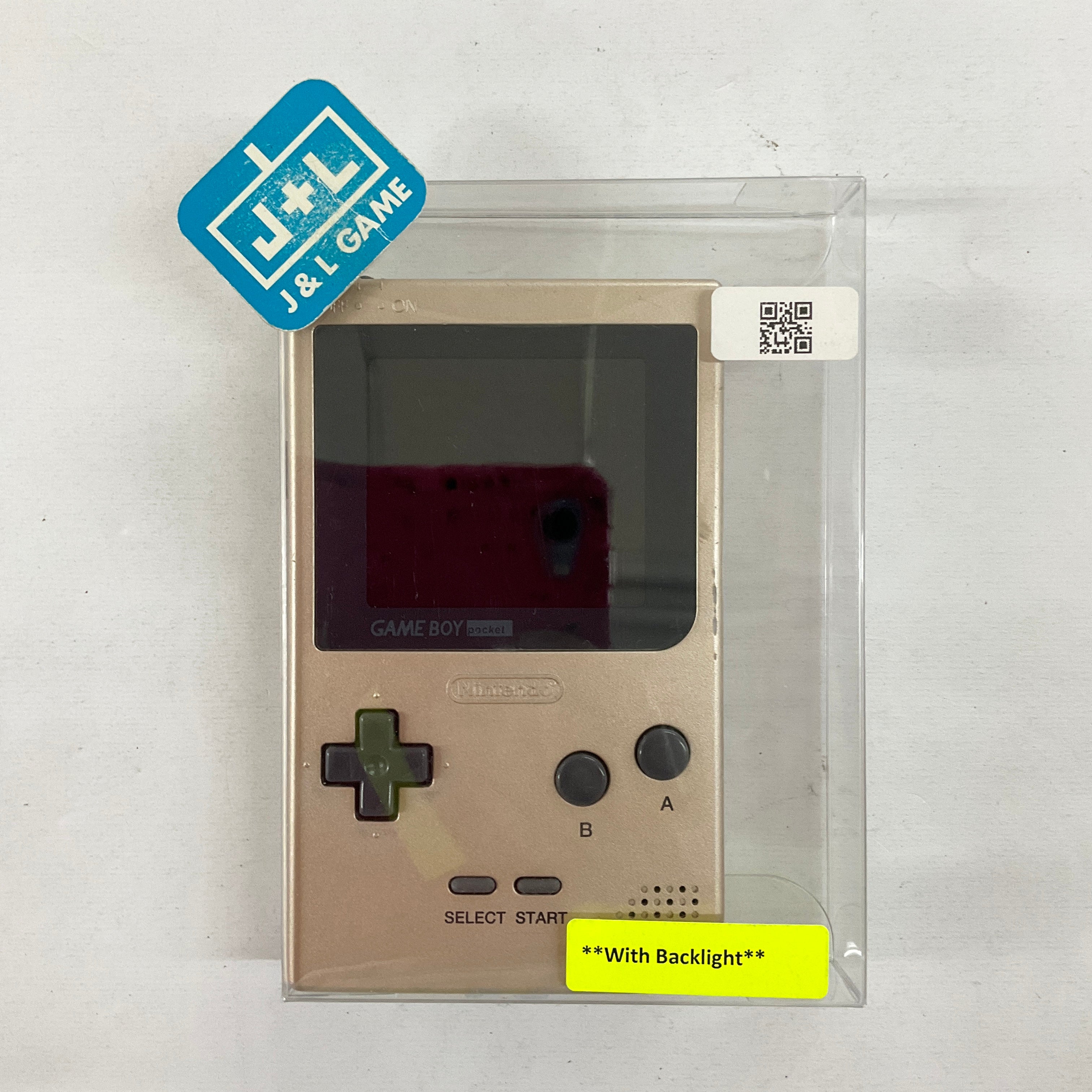 Nintendo Game Boy Pocket (Gold with backlight) - (GBP) Game Boy Pocket [Pre-Owned] Consoles Nintendo   