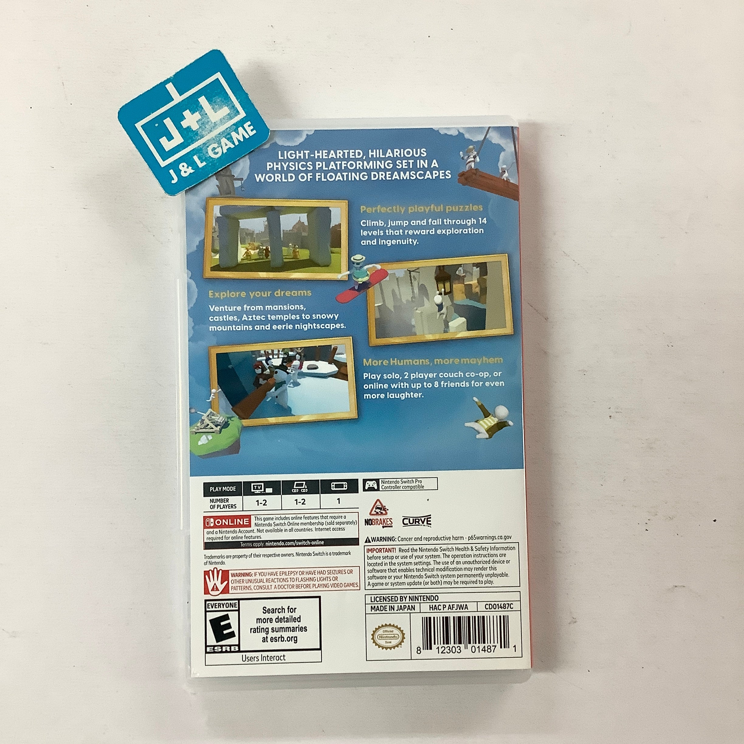 Human Fall Flat (Anniversary Edition) - (NSW) Nintendo Switch [UNBOXING] Video Games Curve Digital   