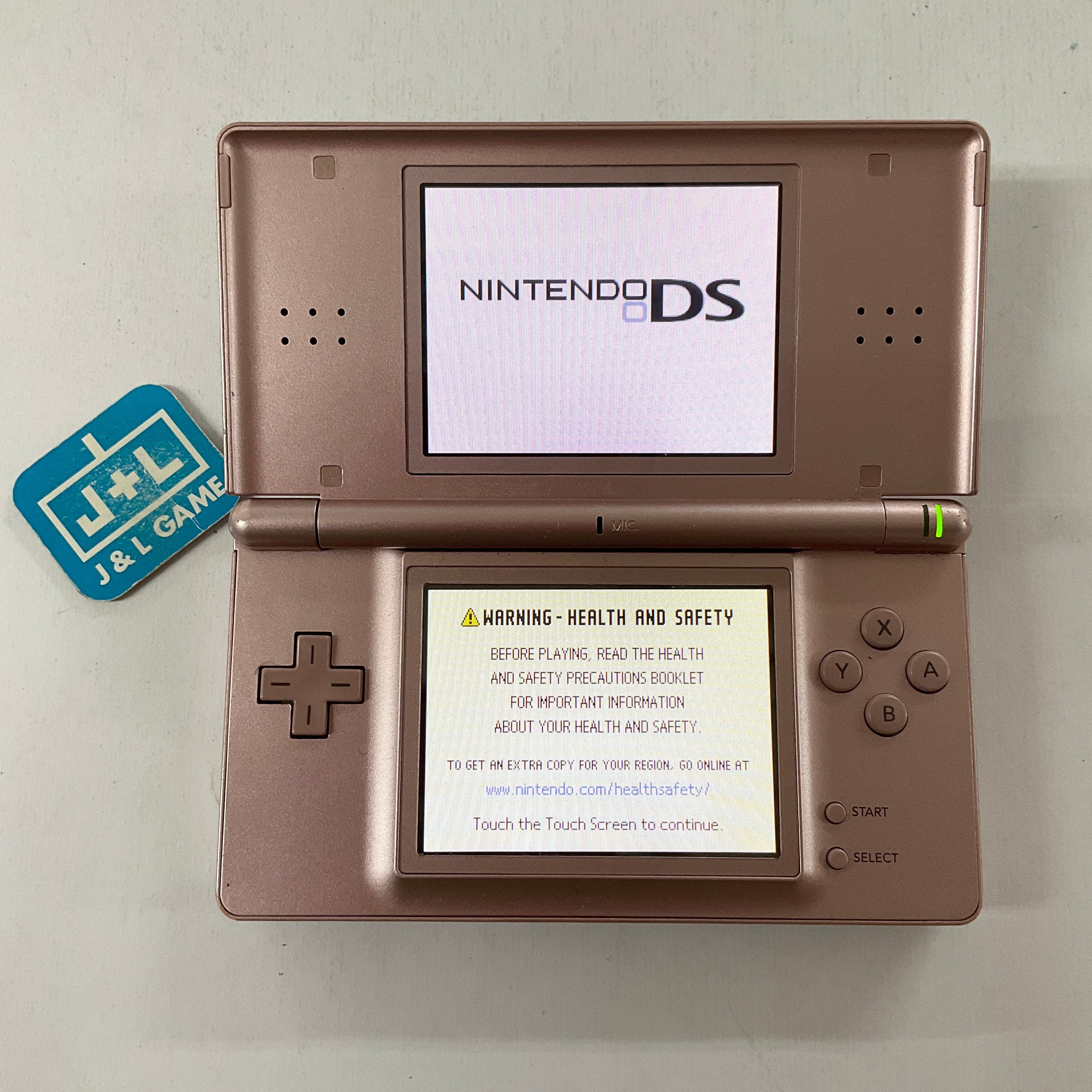 Shops Metallic Rose Nintendo DS Lite & Games