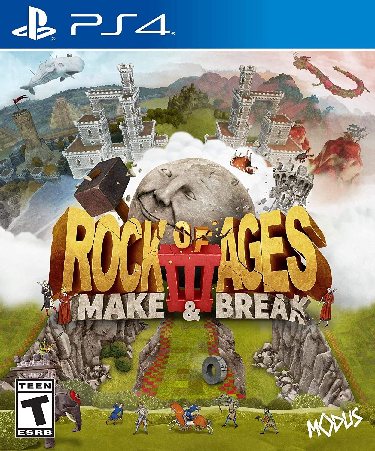 Rock of Ages 3: Make & Break - (PS4) PlayStation 4 [Pre-Owned] Video Games Modus