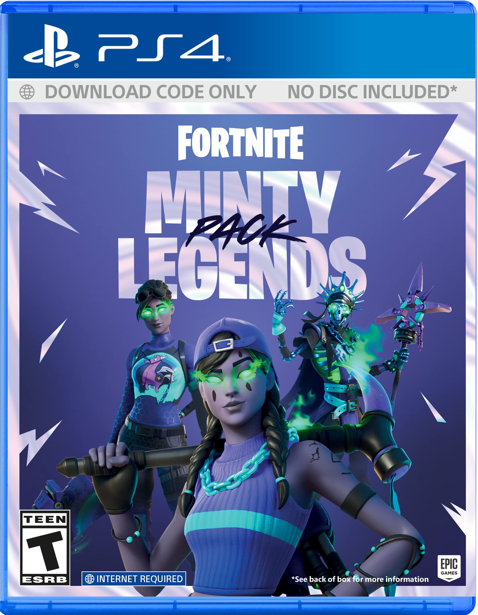 Fortnite Minty Legends Pack - (PS4) PlayStation 4 Video Games Epic Games   