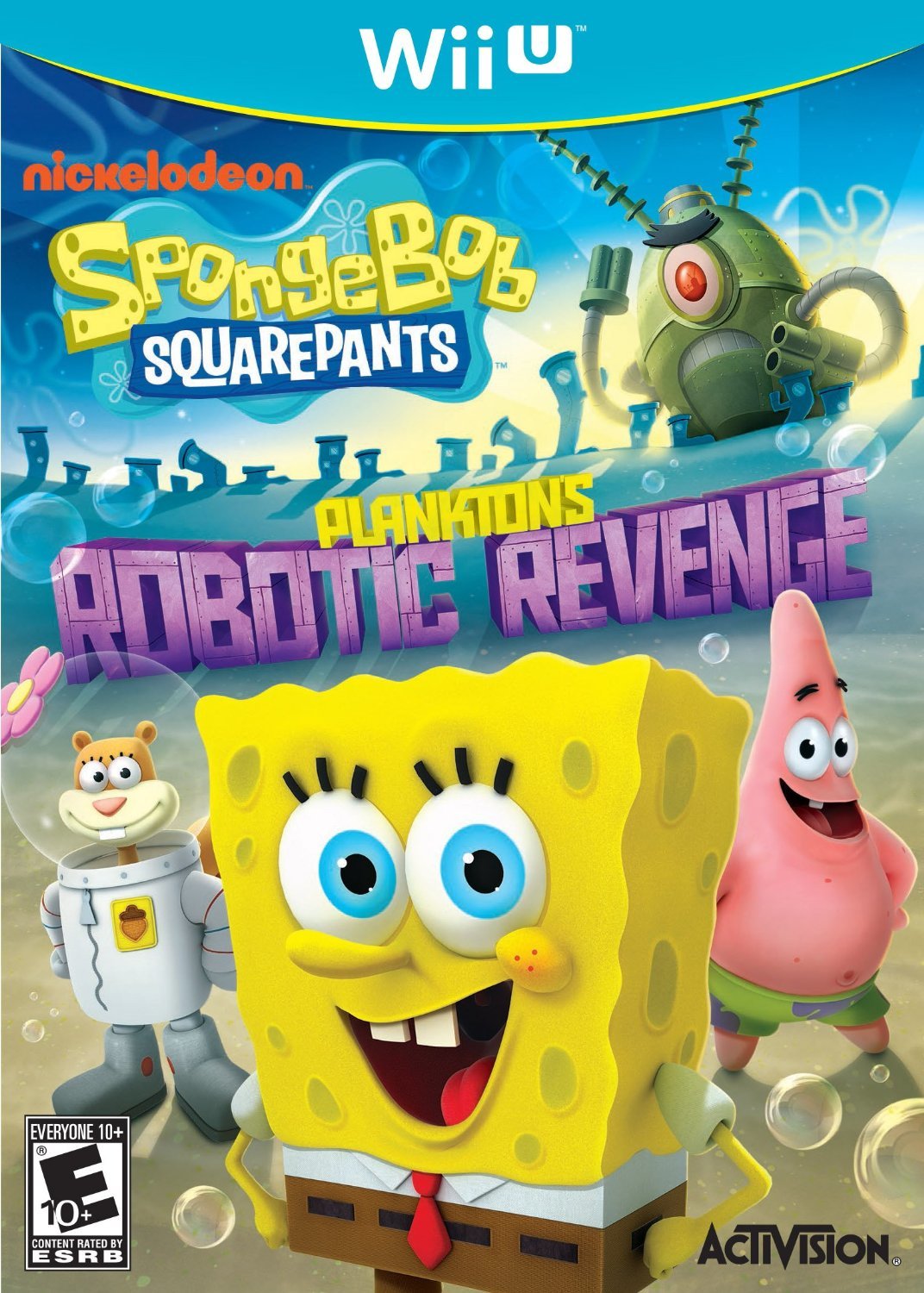 SpongeBob SquarePants: Plankton's Robotic Revenge - Nintendo Wii U [Pre-Owned] Video Games ACTIVISION