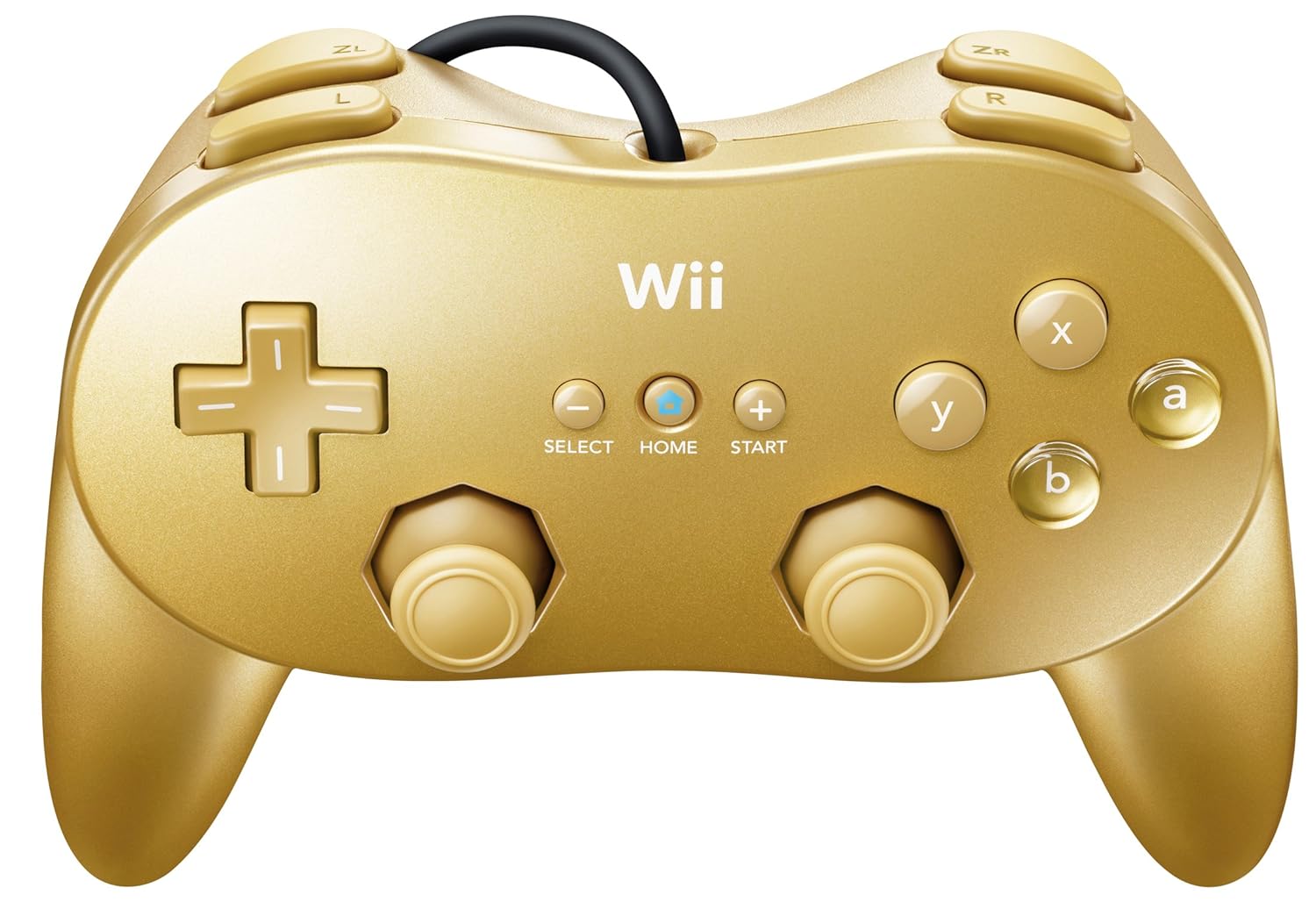 Nintendo Wii Classic Pro Controller (Gold) - Nintendo Wii [Pre-Owned] ACCESSORIES Nintendo