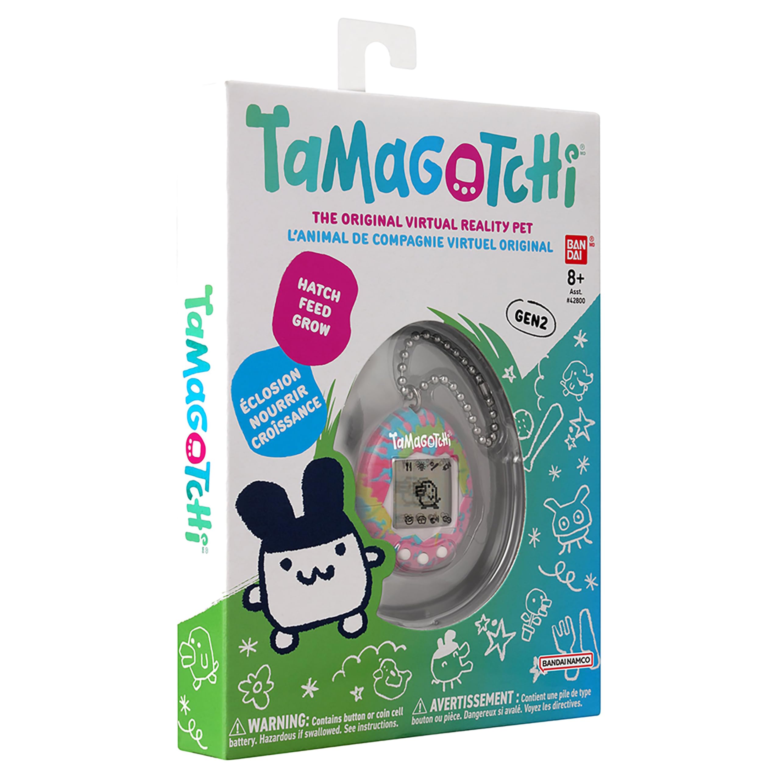 Tamagotchi Original (Tie Dye Updated Logo) - Tamagotchi Toy Tamagotchi