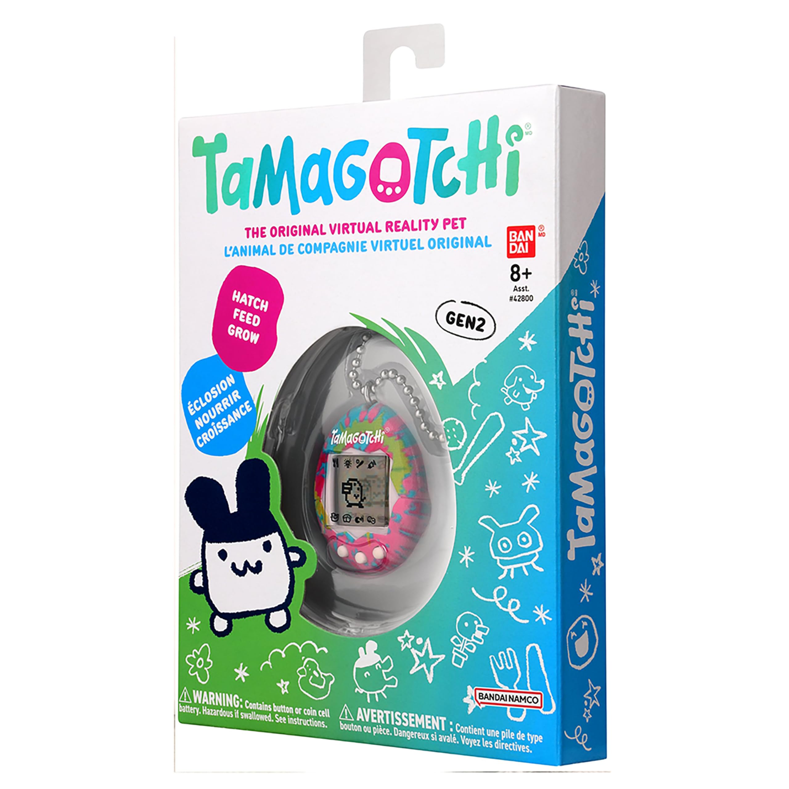 Tamagotchi Original (Tie Dye Updated Logo) - Tamagotchi Toy Tamagotchi