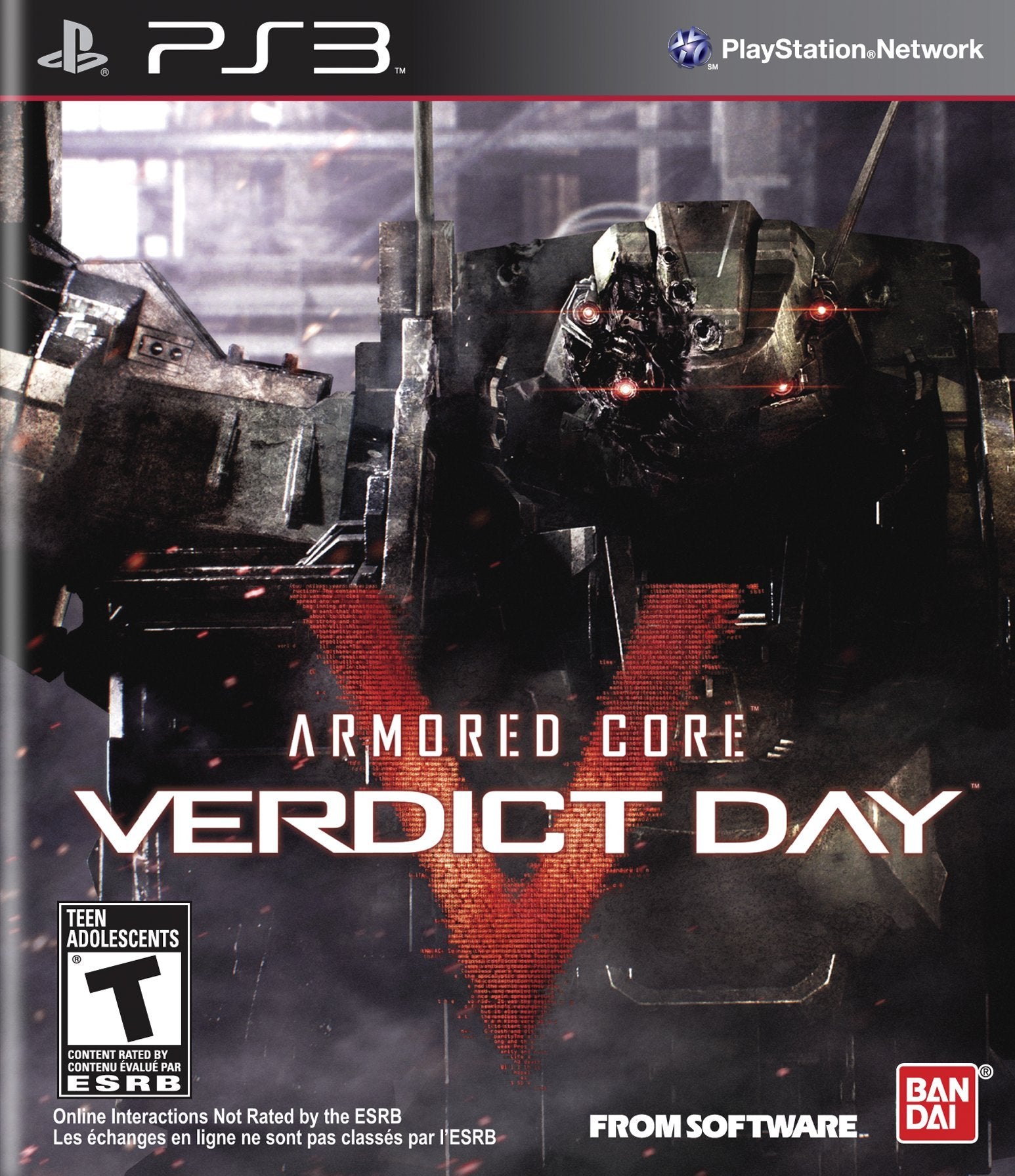 Armored Core: Verdict Day - (PS3) Playstation 3 [Pre-Owned] Video Games BANDAI NAMCO Entertainment