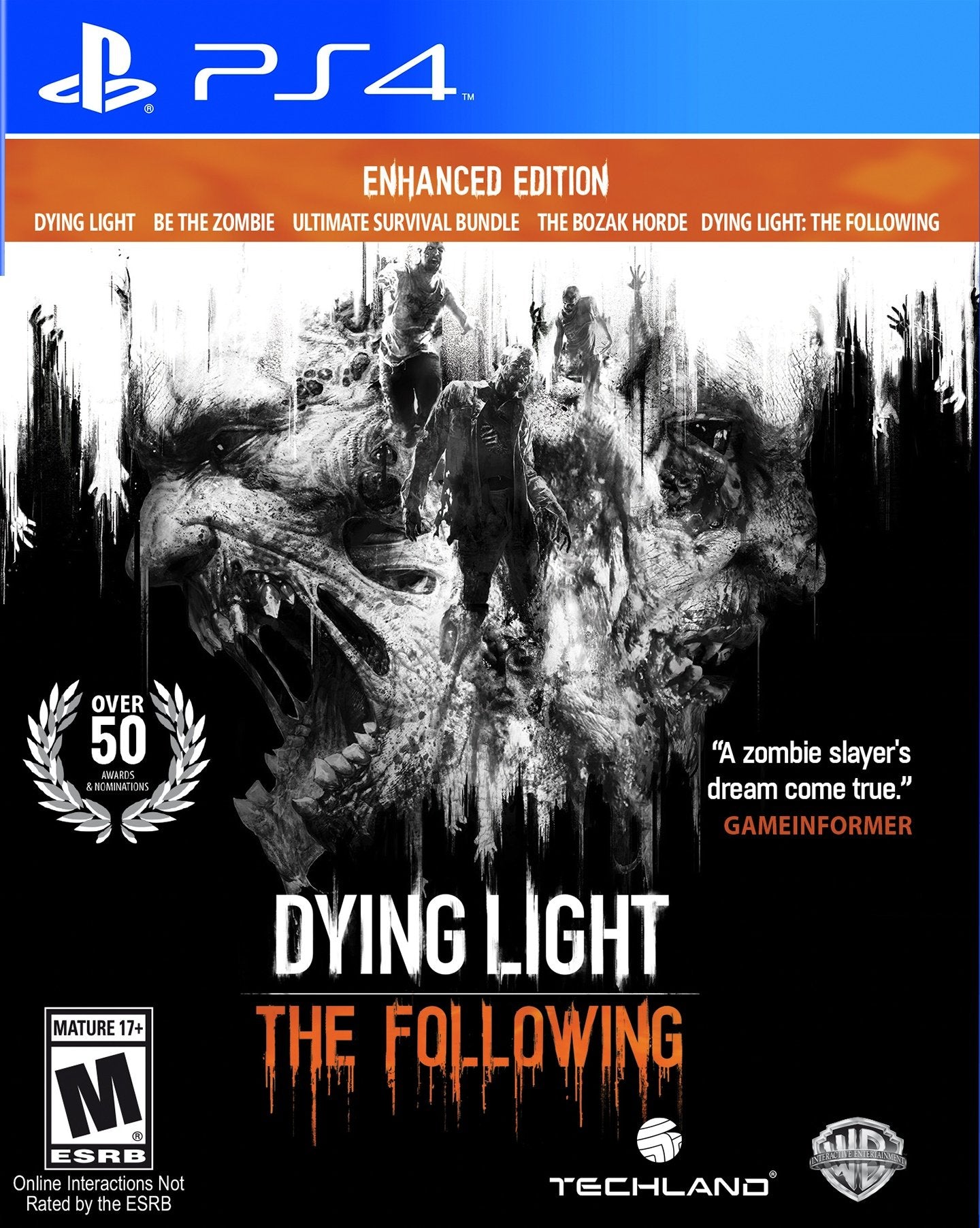 Dying Light: The Following - Enhanced Edition - (PS4) PlayStation 4 [Pre-Owned] Video Games WB Games   