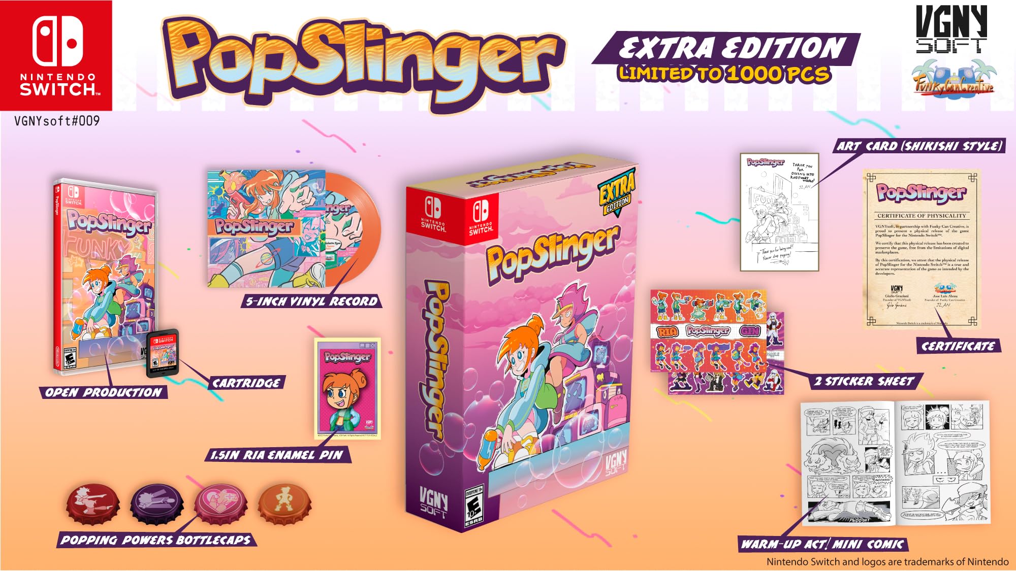 Pop Slinger Extra Edition - (NSW) Nintendo Switch Video Games VGNYsoft