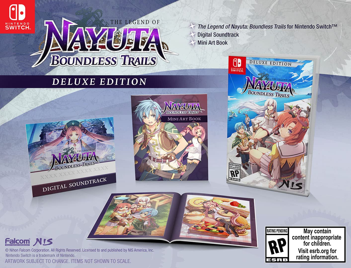 The Legend of Nayuta: Boundless Trails (Deluxe Edition) - (NSW) Nintendo Switch Video Games NIS America   