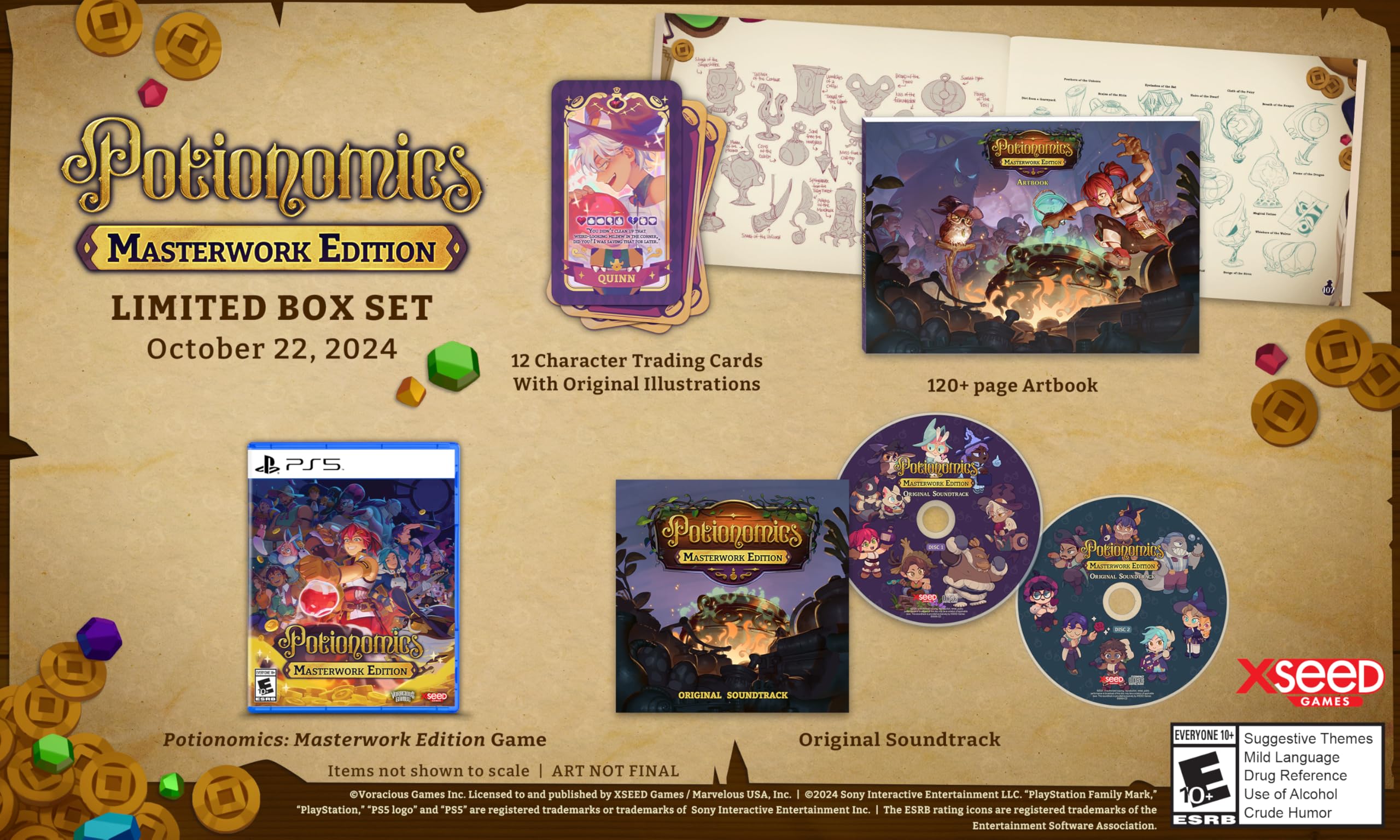 Potionomics (Masterwork Edition - Limited Box Set) - (PS5) PlayStation 5 Video Games XSEED Games   