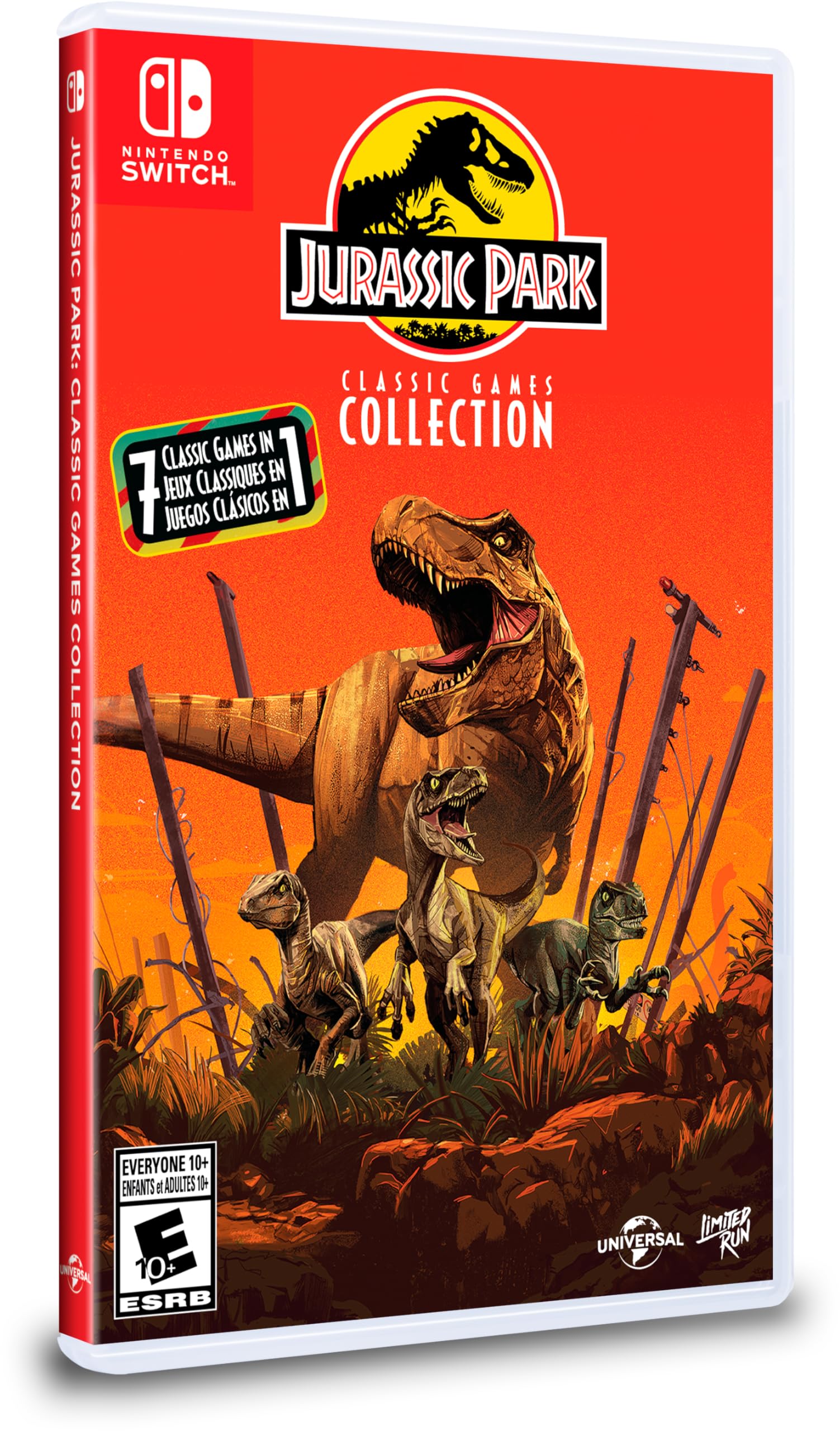 Jurassic Park Classic Games Collection - (NSW) Nintendo Switch Video Games Limited Run   