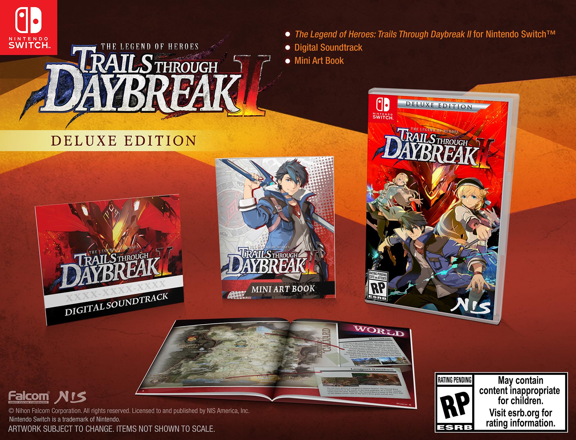 The Legend of Heroes: Trails through Daybreak II (Deluxe Edition) - (NSW) Nintendo Switch Video Games NIS America   