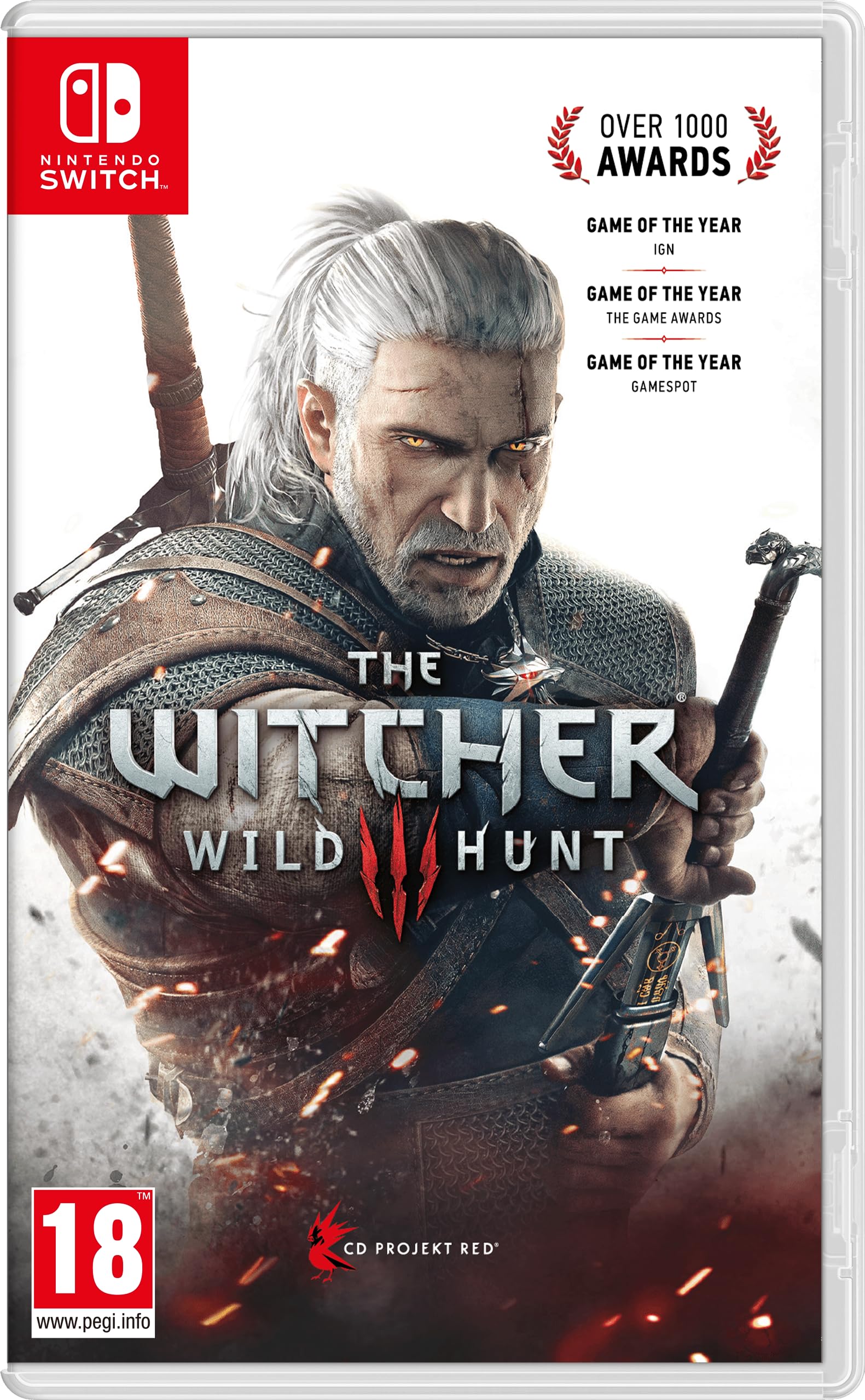 The Witcher III: Wild Hunt - (NSW) Nintendo Switch (European Import) Video Games BANDAI NAMCO Entertainment   