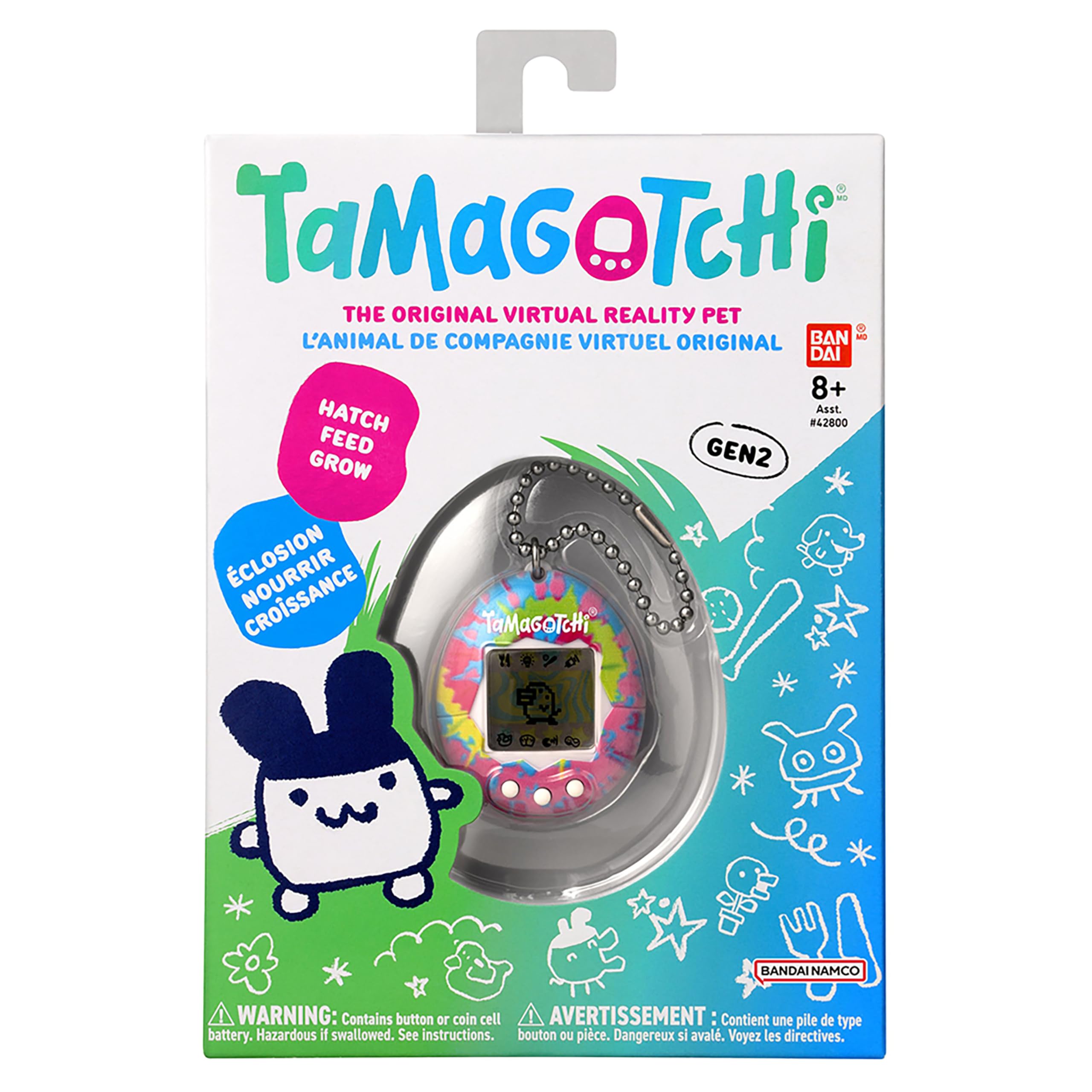 Tamagotchi Original (Tie Dye Updated Logo) - Tamagotchi Toy Tamagotchi