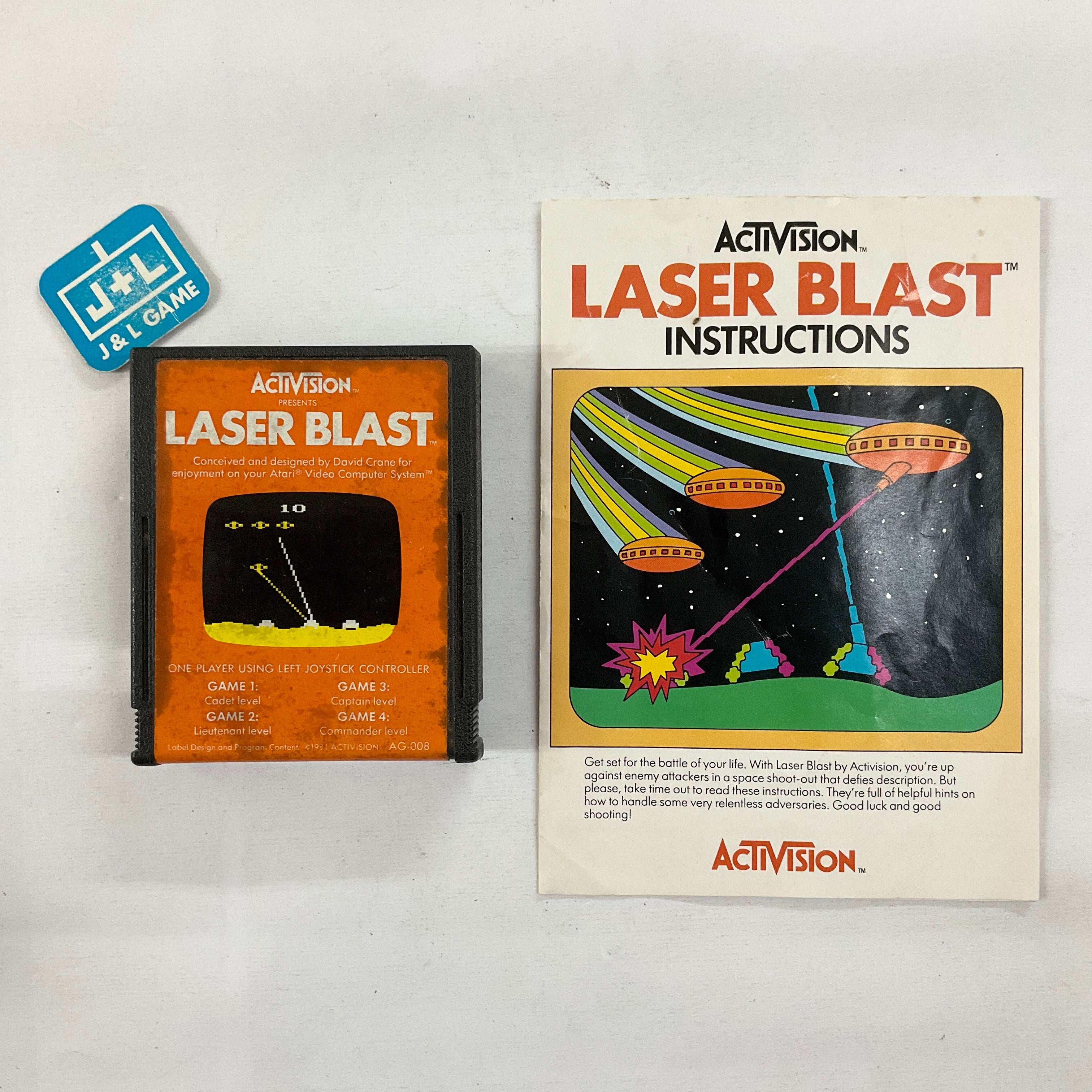 Laser Blast - (A26) Atari 2600 [Pre-Owned] Video Games Activision   