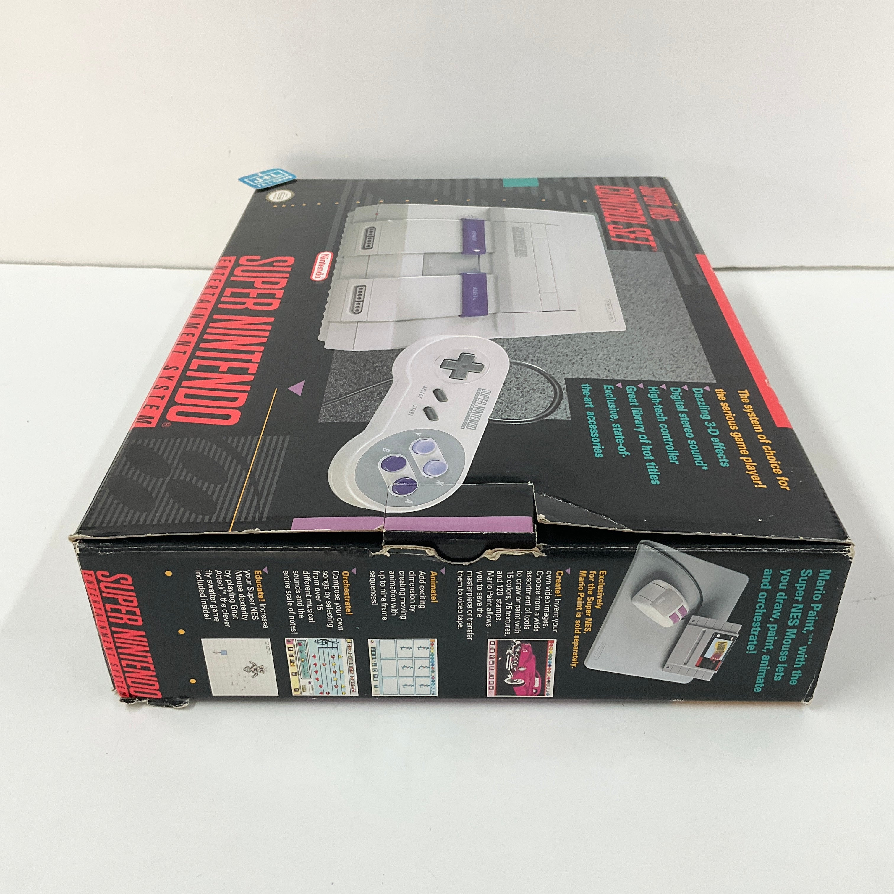 SNES Super NES Nintendo Control Set Console in Box SNS-001 + Extra shops Controller