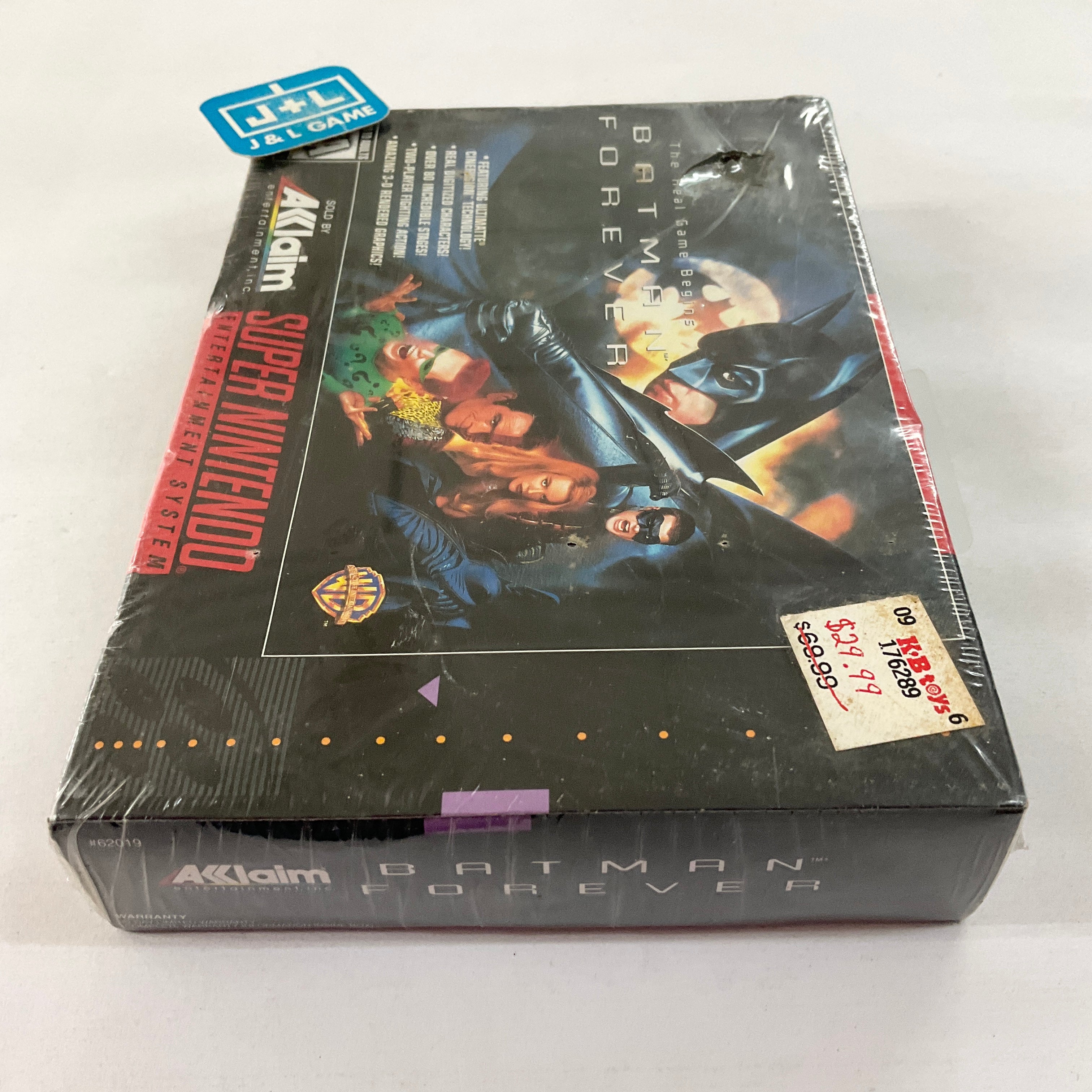 Batman Forever - (SNES) Super Nintendo Video Games Acclaim   