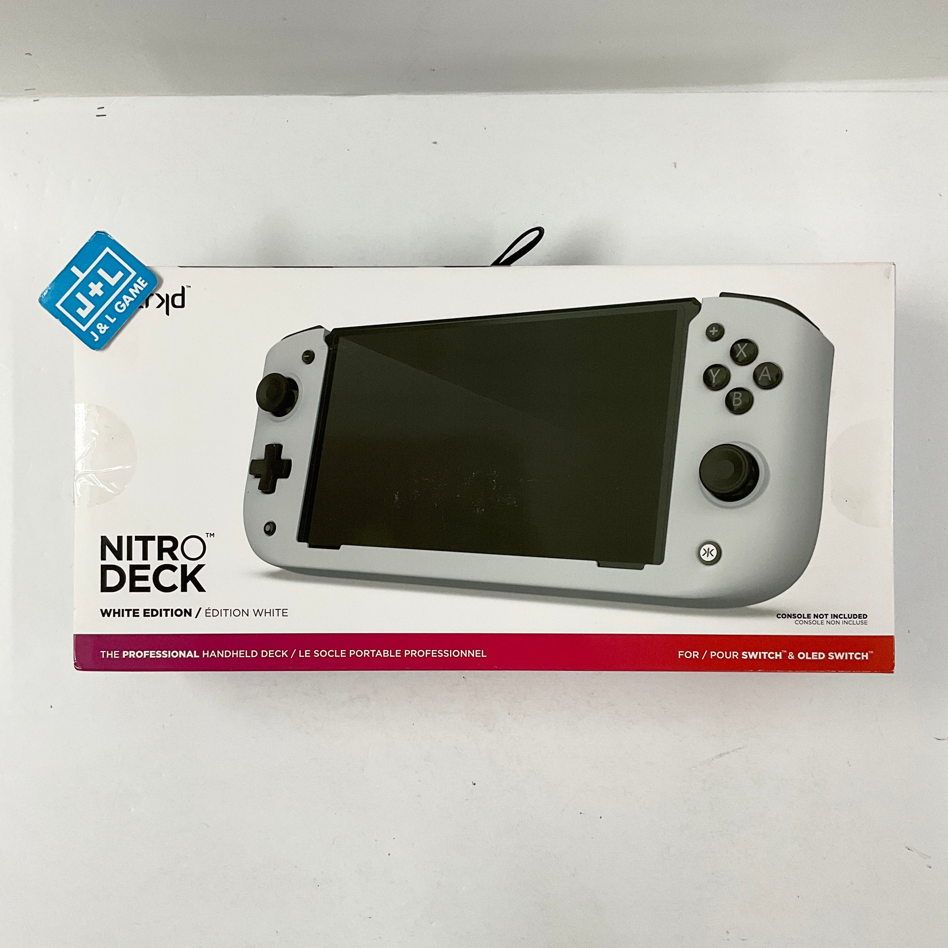 CRKD Nitro Deck (White) - (NSW) Nintendo Switch ACCESSORIES CRKD   