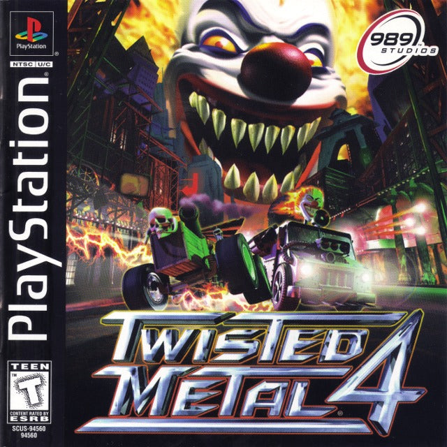 Twisted Metal 4 - (PS1) PlayStation 1 [Pre-Owned] Video Games 989 Studios   